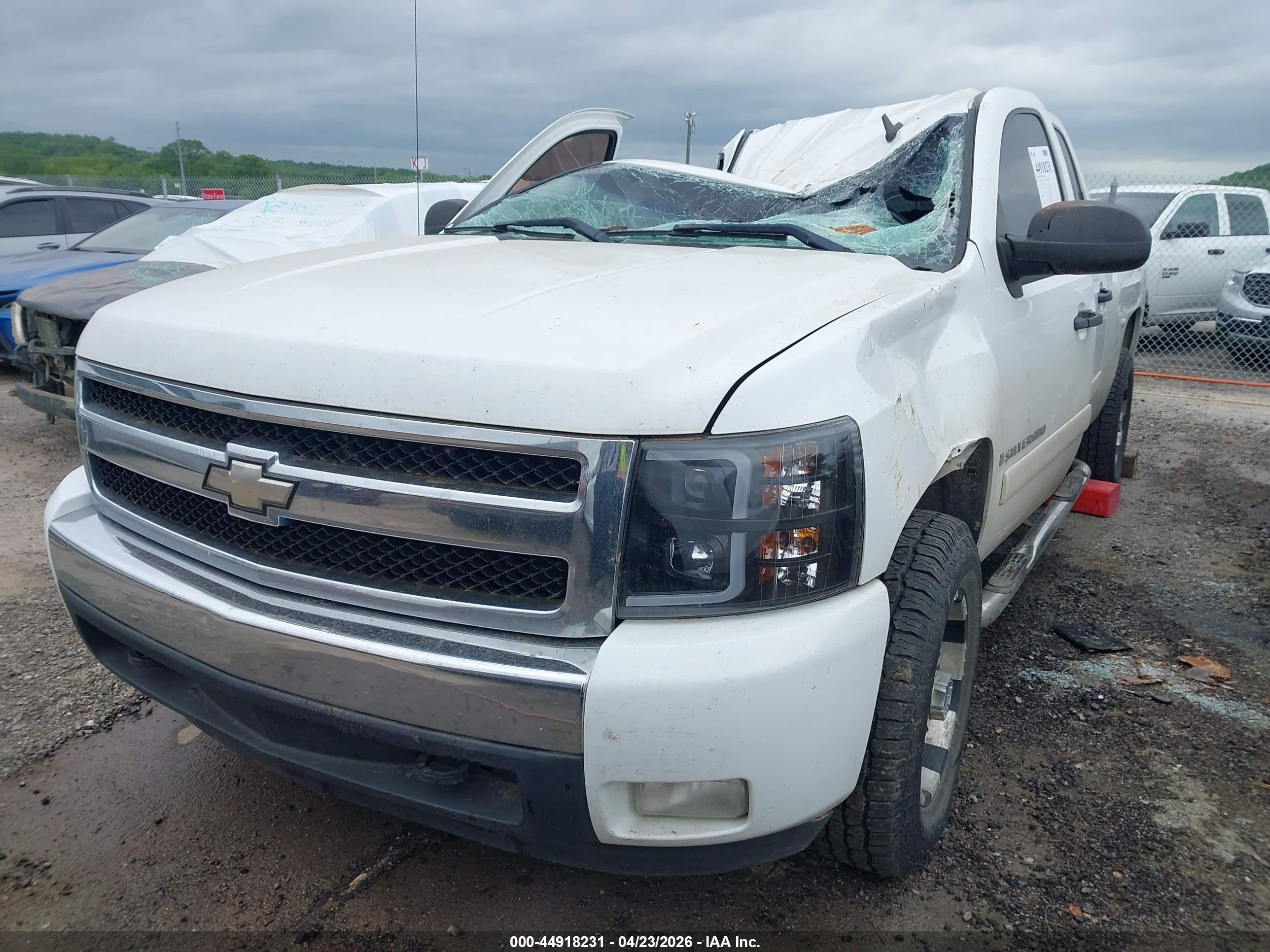 2007 Chevrolet Silverado 1500 Lt1 White vin: 3GCEK13MX7G546783