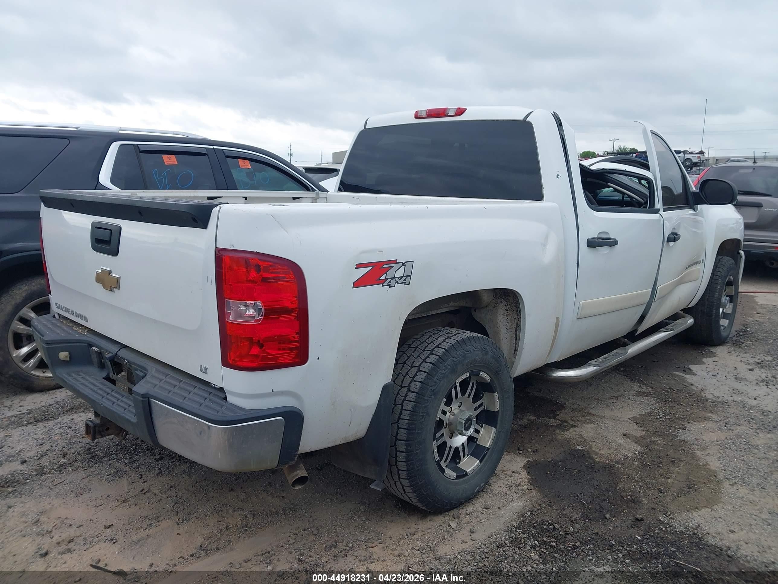 2007 Chevrolet Silverado 1500 Lt1 White vin: 3GCEK13MX7G546783