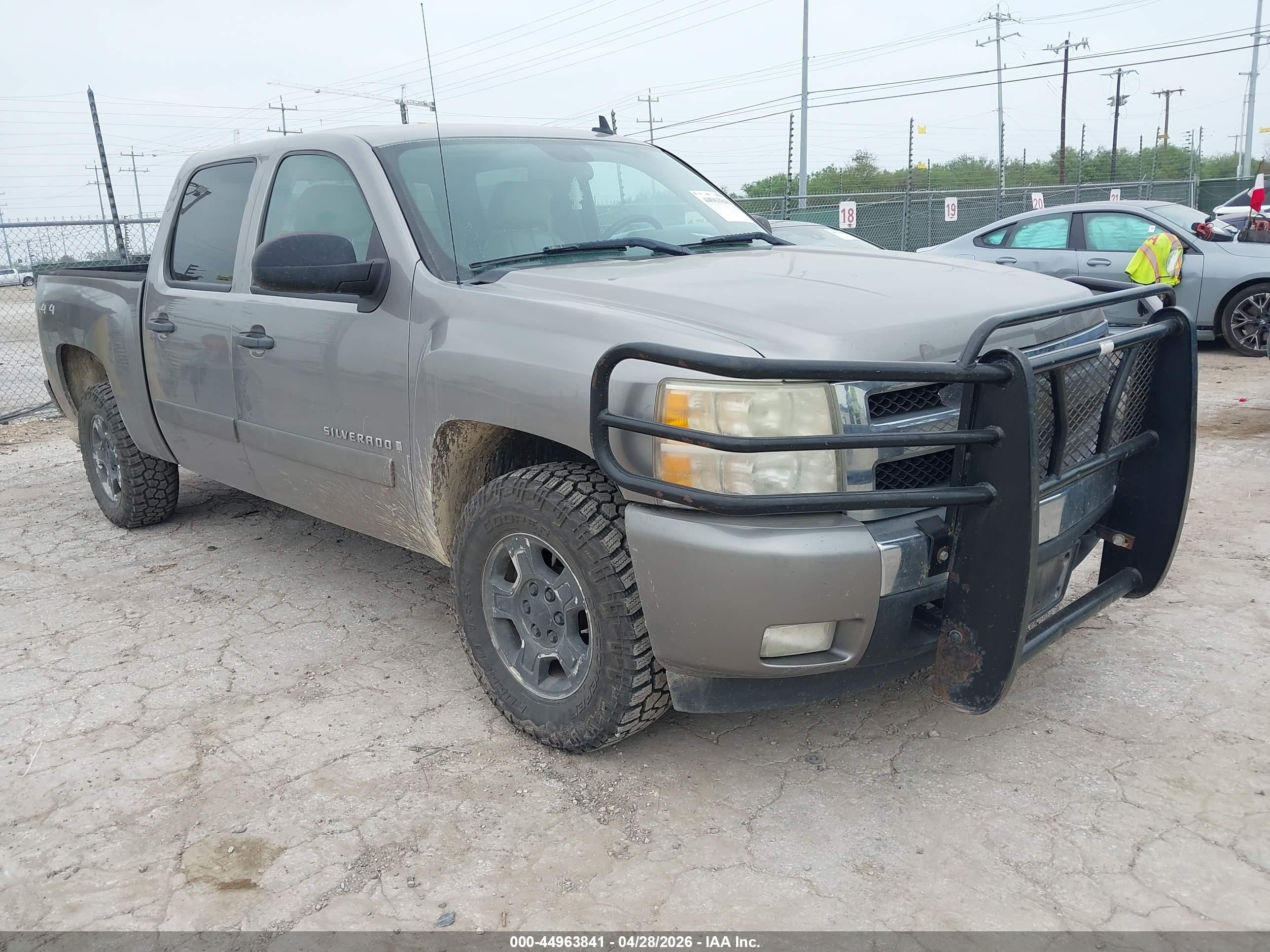 2008 Chevrolet Silverado 1500 Lt2 Gray vin: 3GCEK13MX8G147051