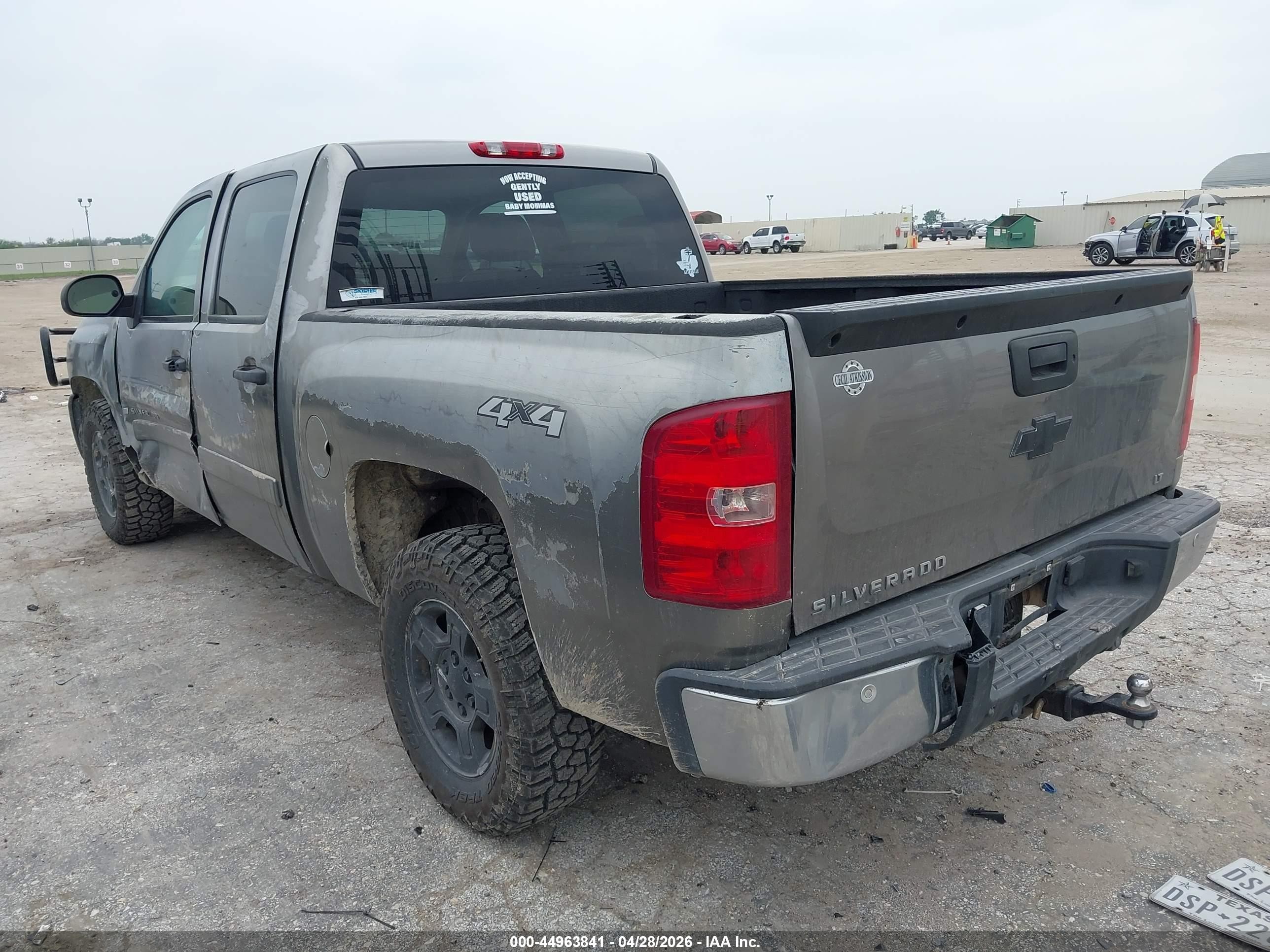 2008 Chevrolet Silverado 1500 Lt2 Gray vin: 3GCEK13MX8G147051