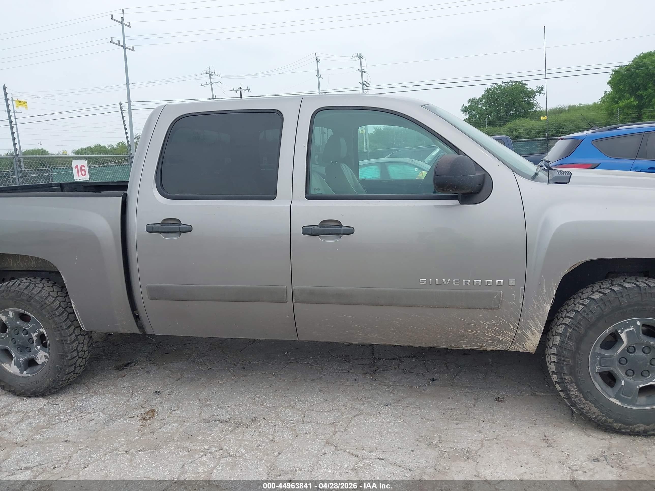 2008 Chevrolet Silverado 1500 Lt2 Gray vin: 3GCEK13MX8G147051