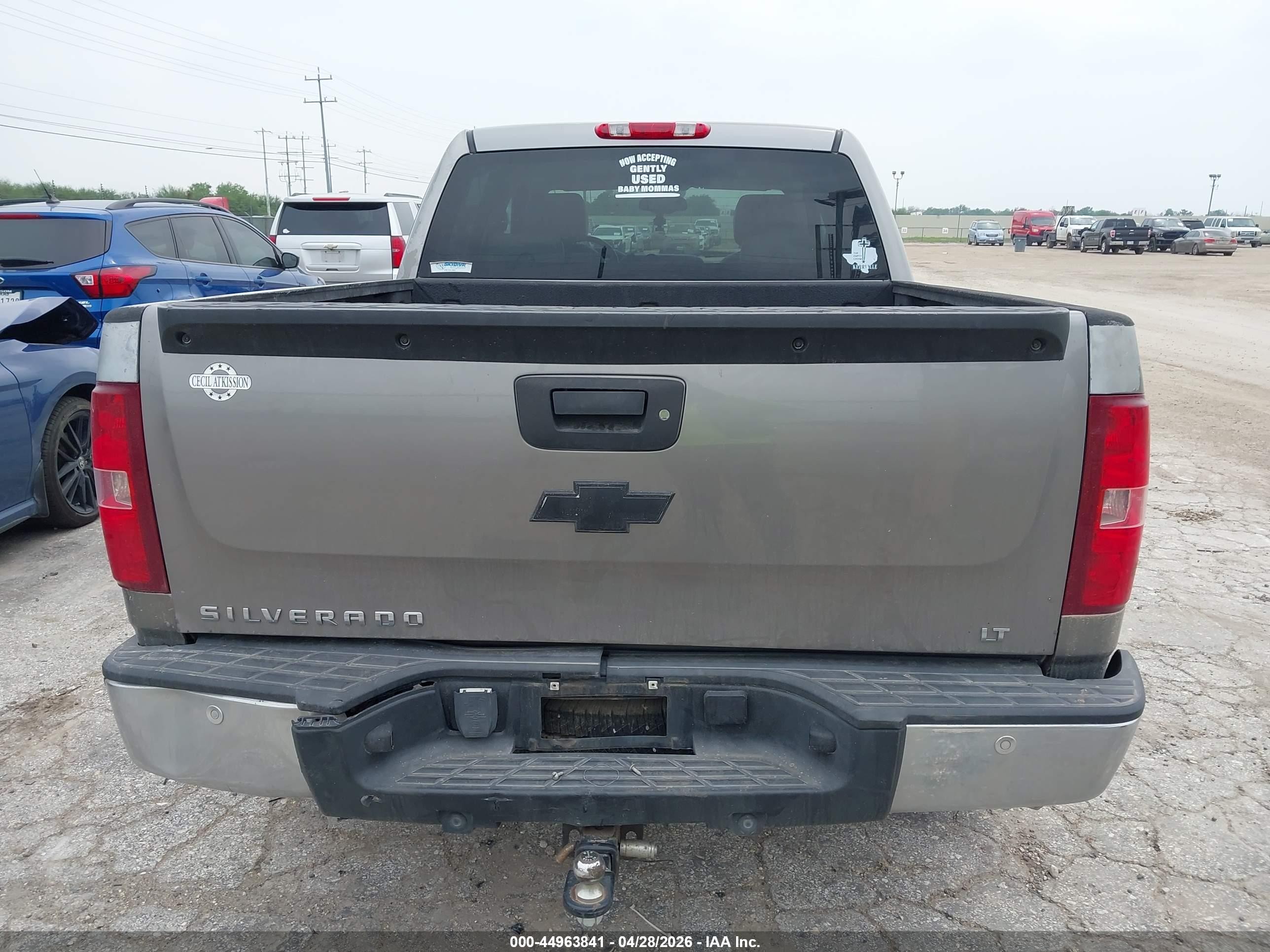 2008 Chevrolet Silverado 1500 Lt2 Gray vin: 3GCEK13MX8G147051