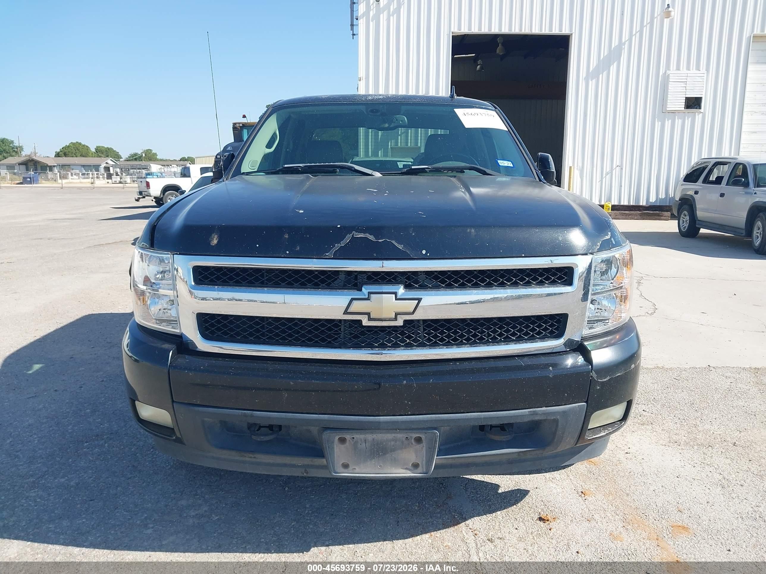 2008 Chevrolet Silverado 1500 Ltz Black vin: 3GCEK13Y08G216817
