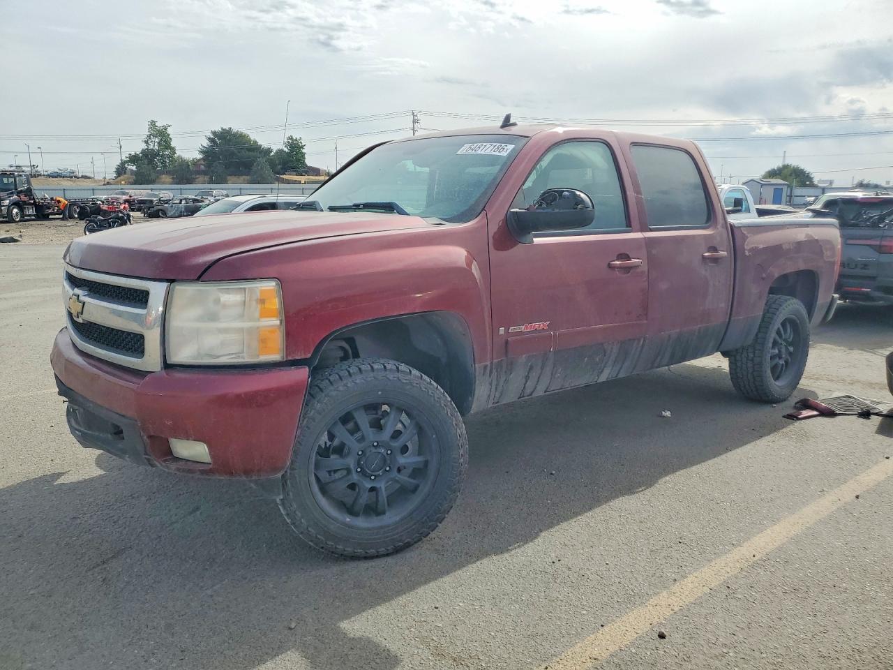2008 Chevrolet Silverado K1500 Burgundy vin: 3GCEK13Y48G122732