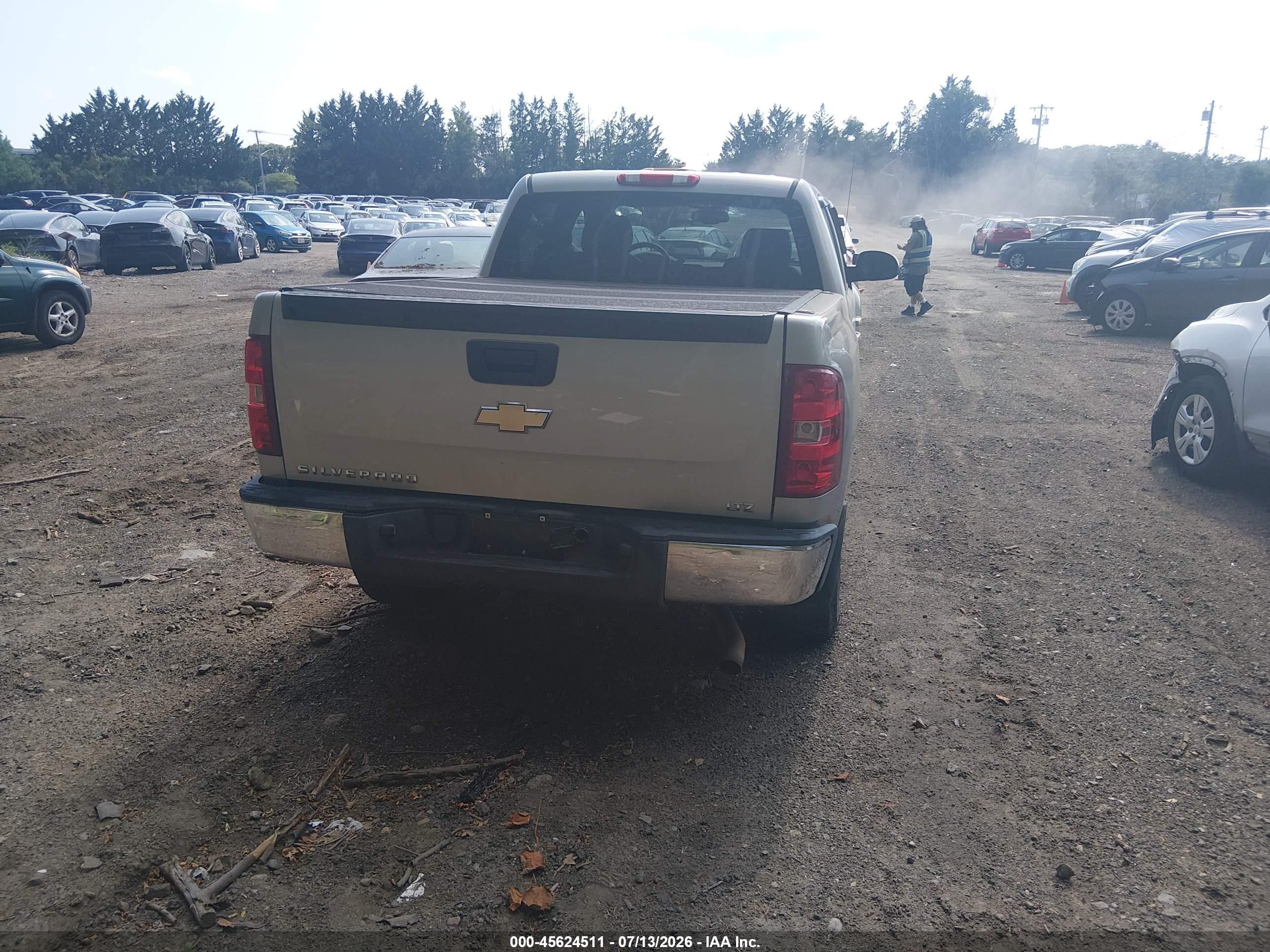 2008 Chevrolet Silverado 1500 Ltz Beige vin: 3GCEK13Y88G218475