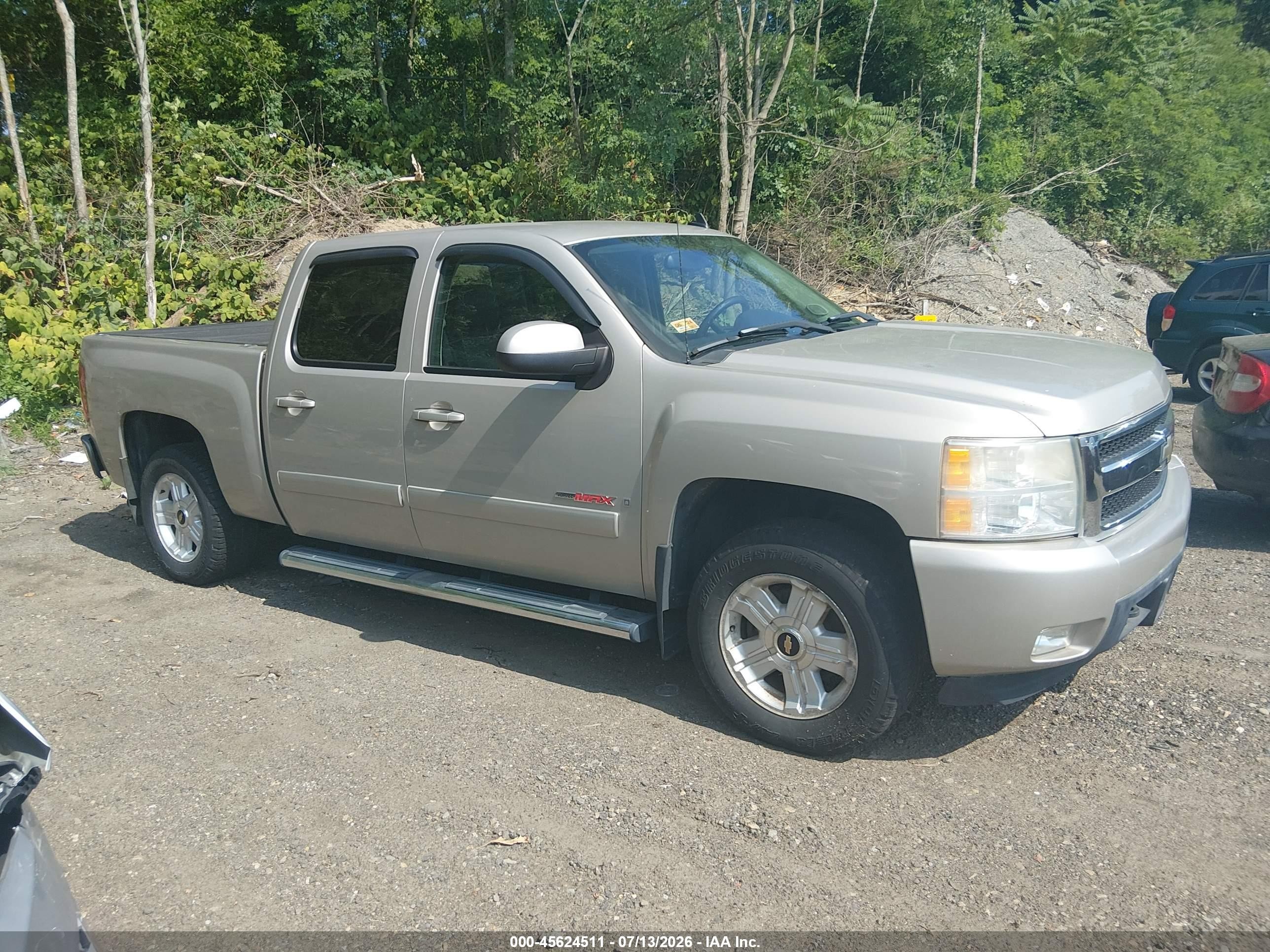 2008 Chevrolet Silverado 1500 Ltz Beige vin: 3GCEK13Y88G218475