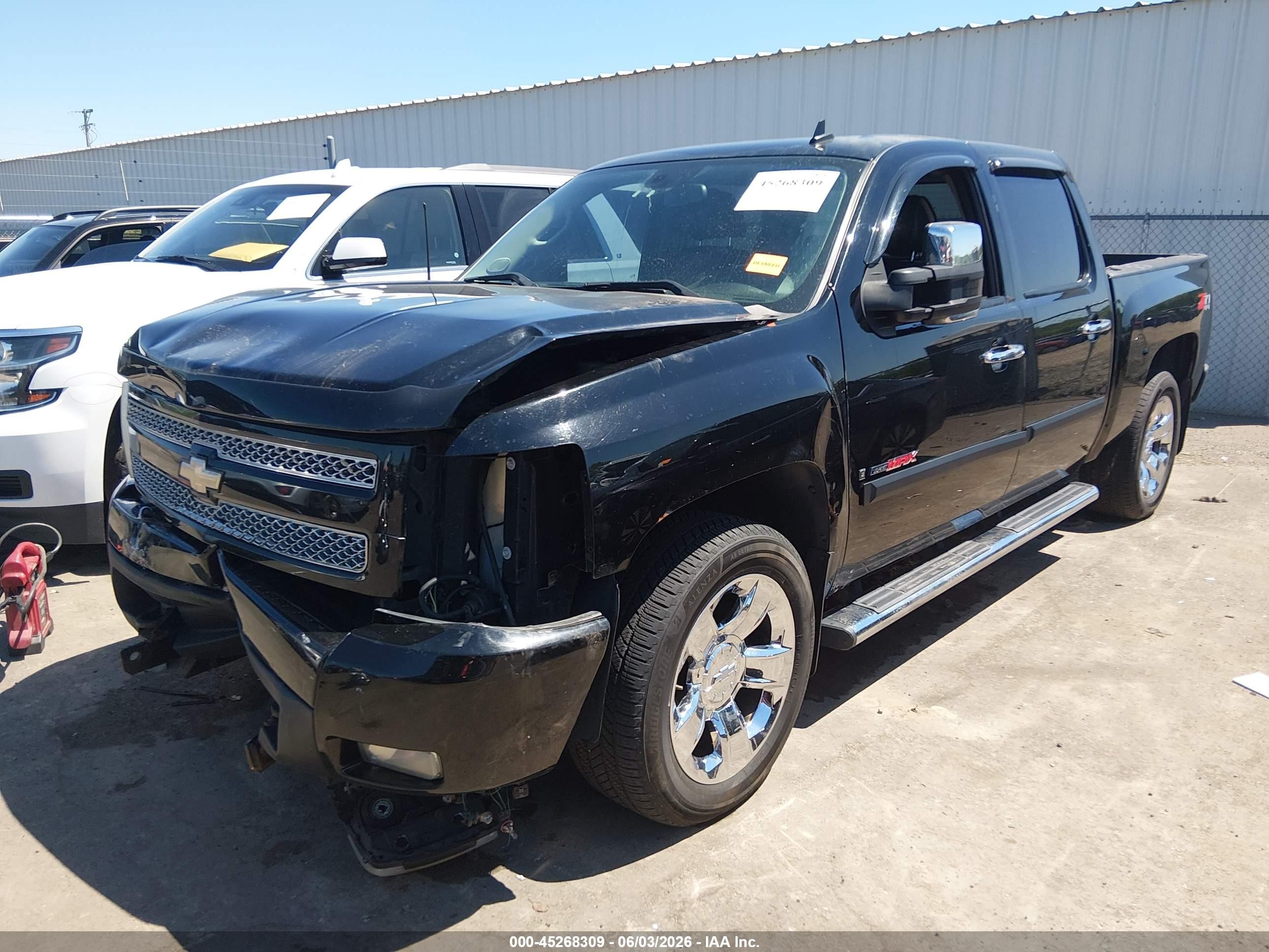 2008 Chevrolet Silverado 1500 Ltz Black vin: 3GCEK13Y98G308055