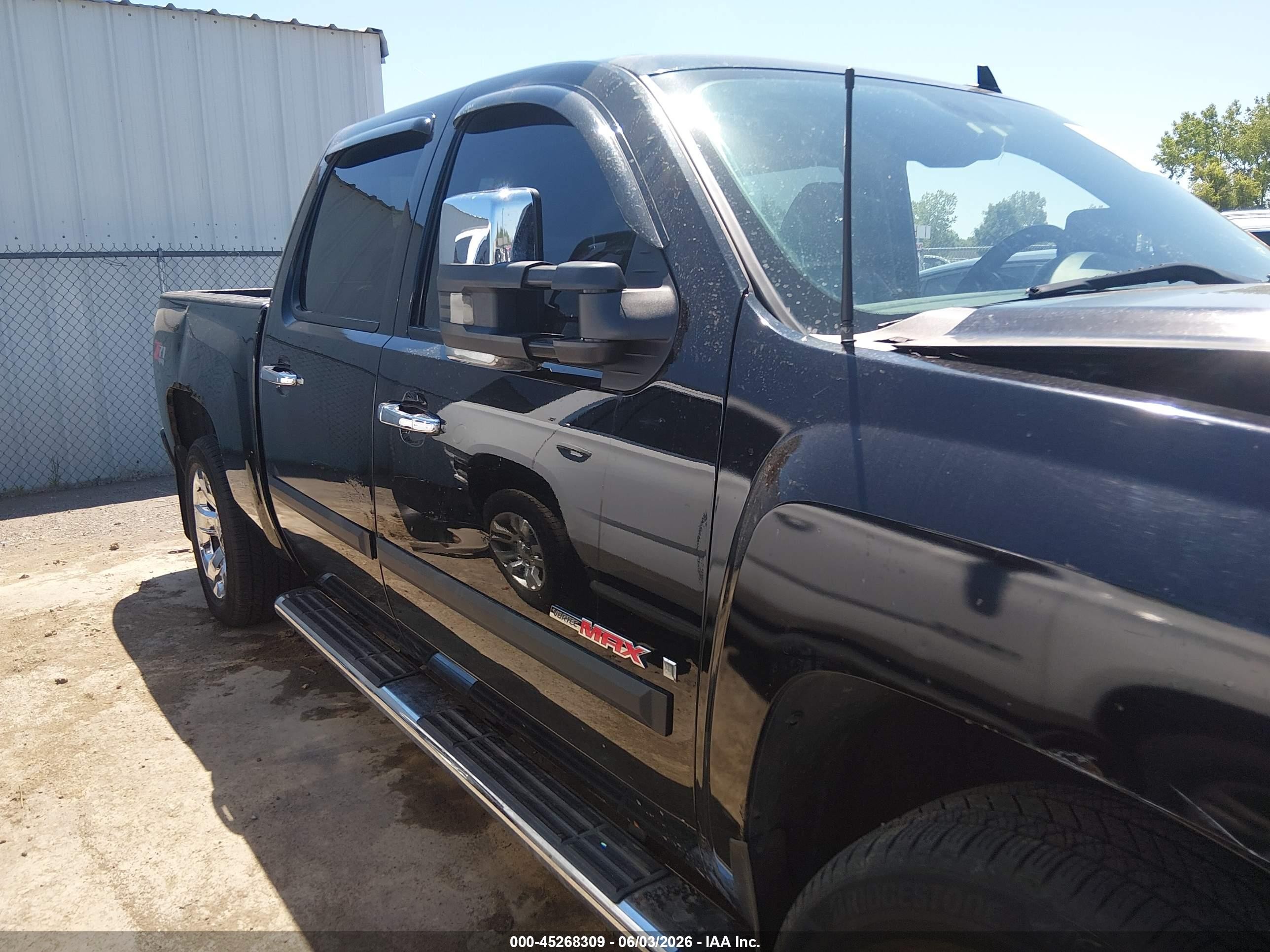 2008 Chevrolet Silverado 1500 Ltz Black vin: 3GCEK13Y98G308055