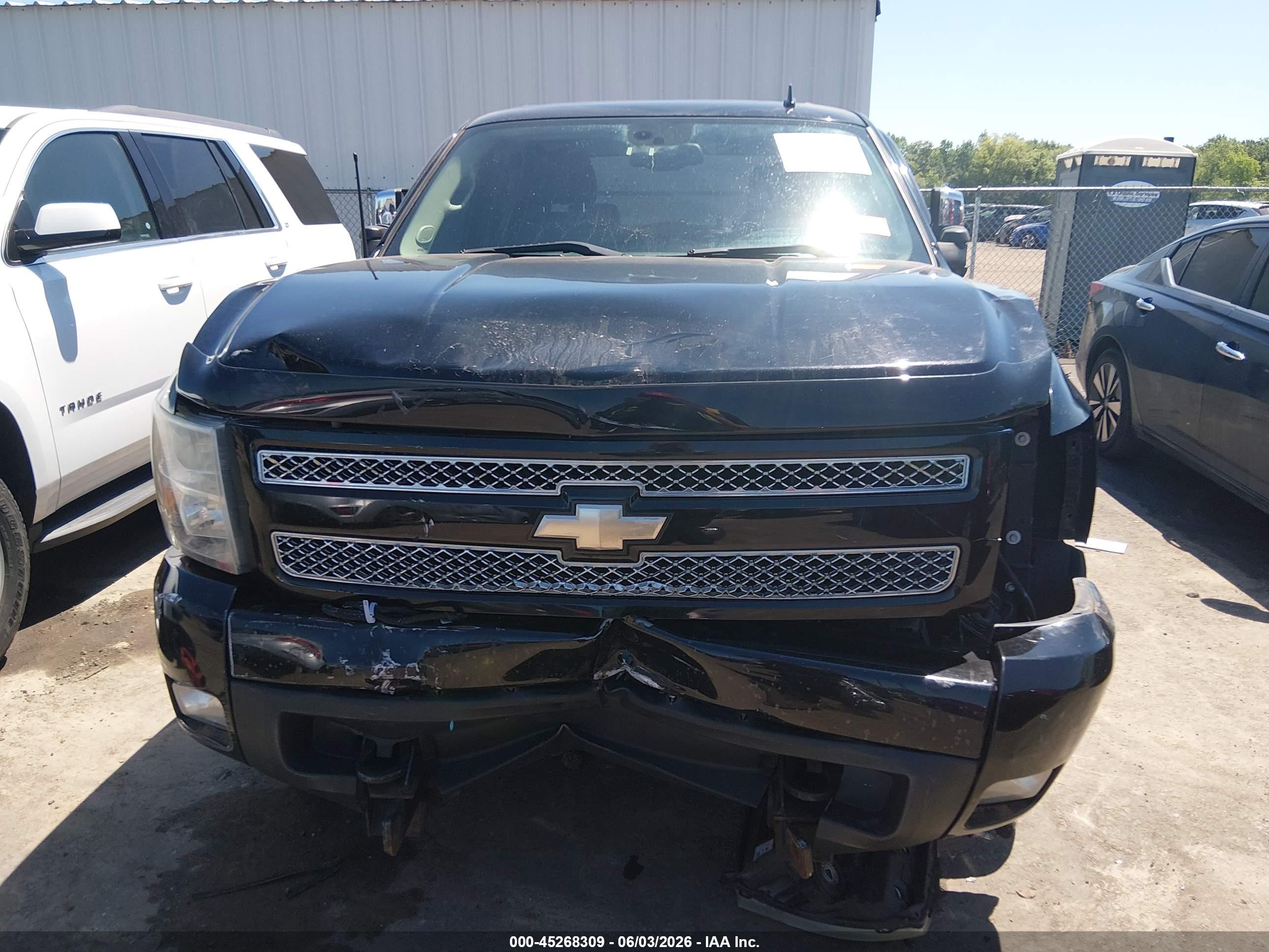 2008 Chevrolet Silverado 1500 Ltz Black vin: 3GCEK13Y98G308055