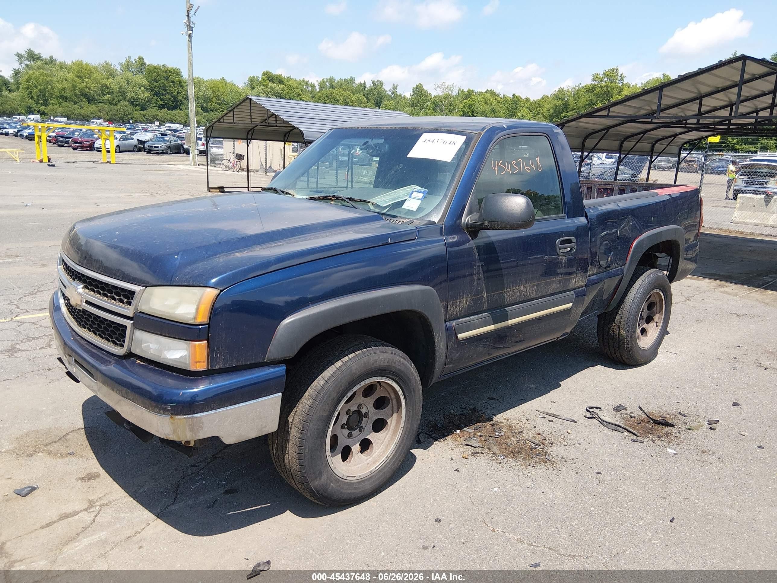 2006 Chevrolet Silverado 1500 Lt1 Dark Blue vin: 3GCEK14T16G145577