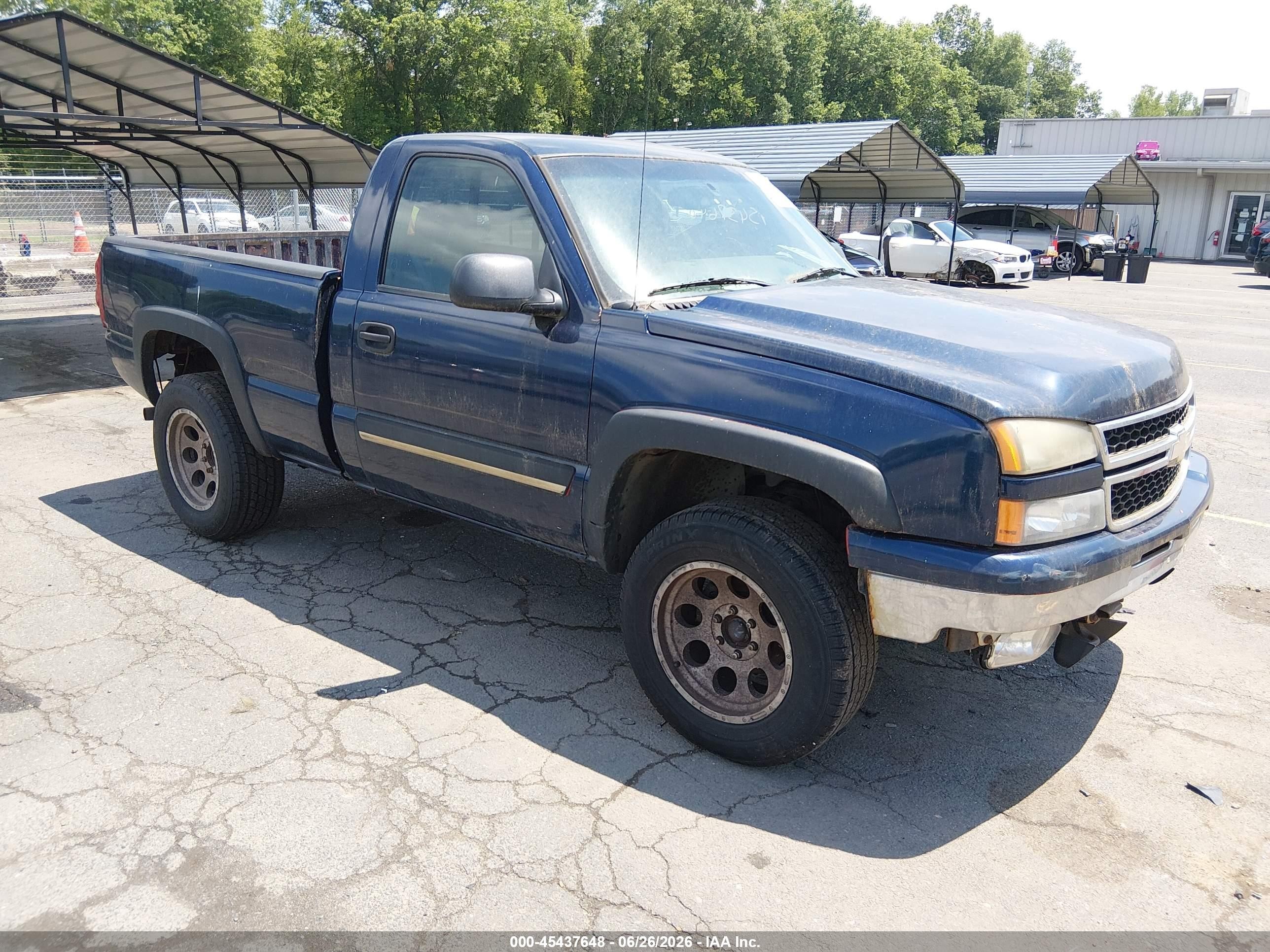 2006 Chevrolet Silverado 1500 Lt1 Dark Blue vin: 3GCEK14T16G145577
