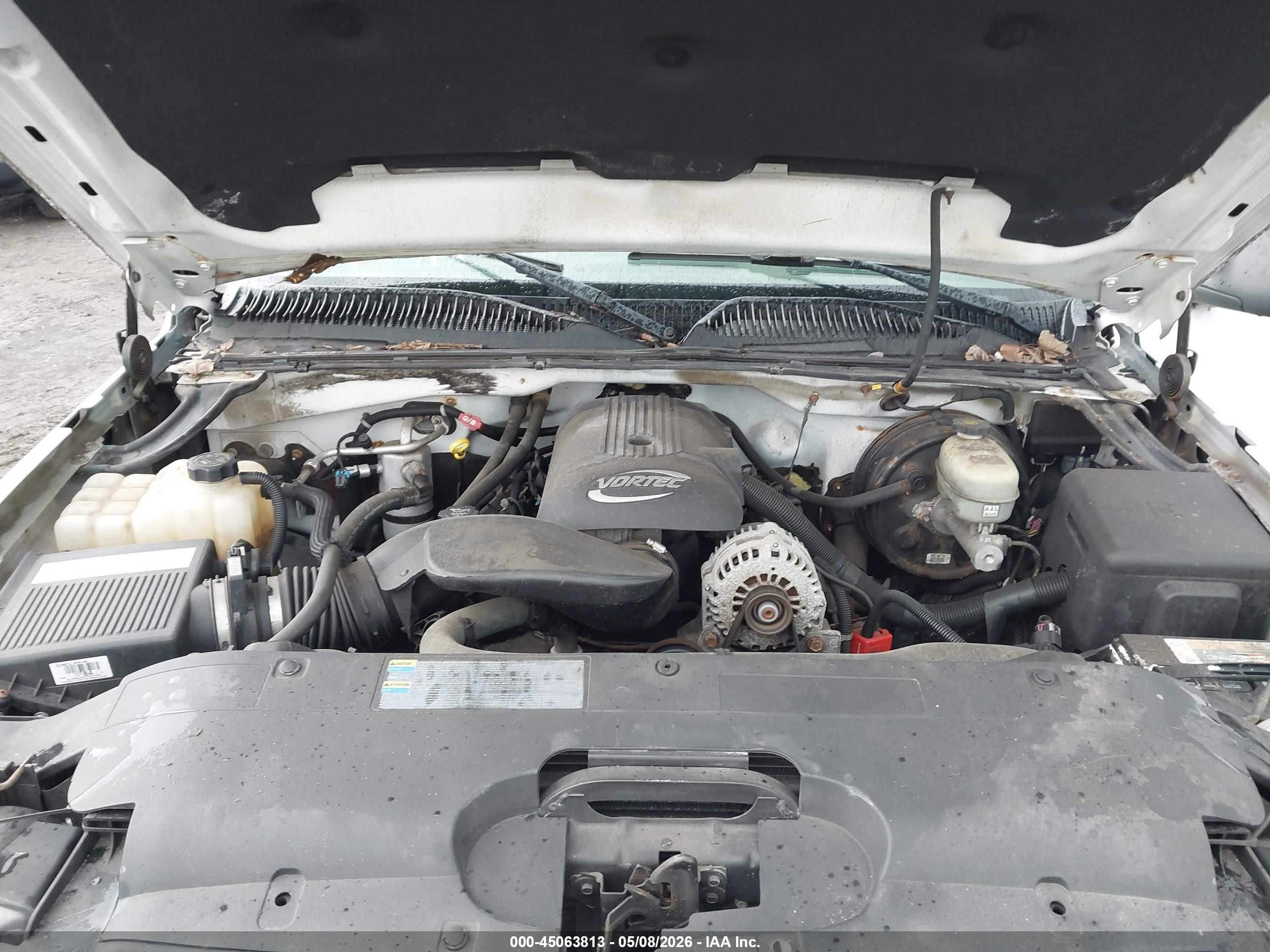 2006 Chevrolet Silverado 1500 Work Truck White vin: 3GCEK14V86G206151