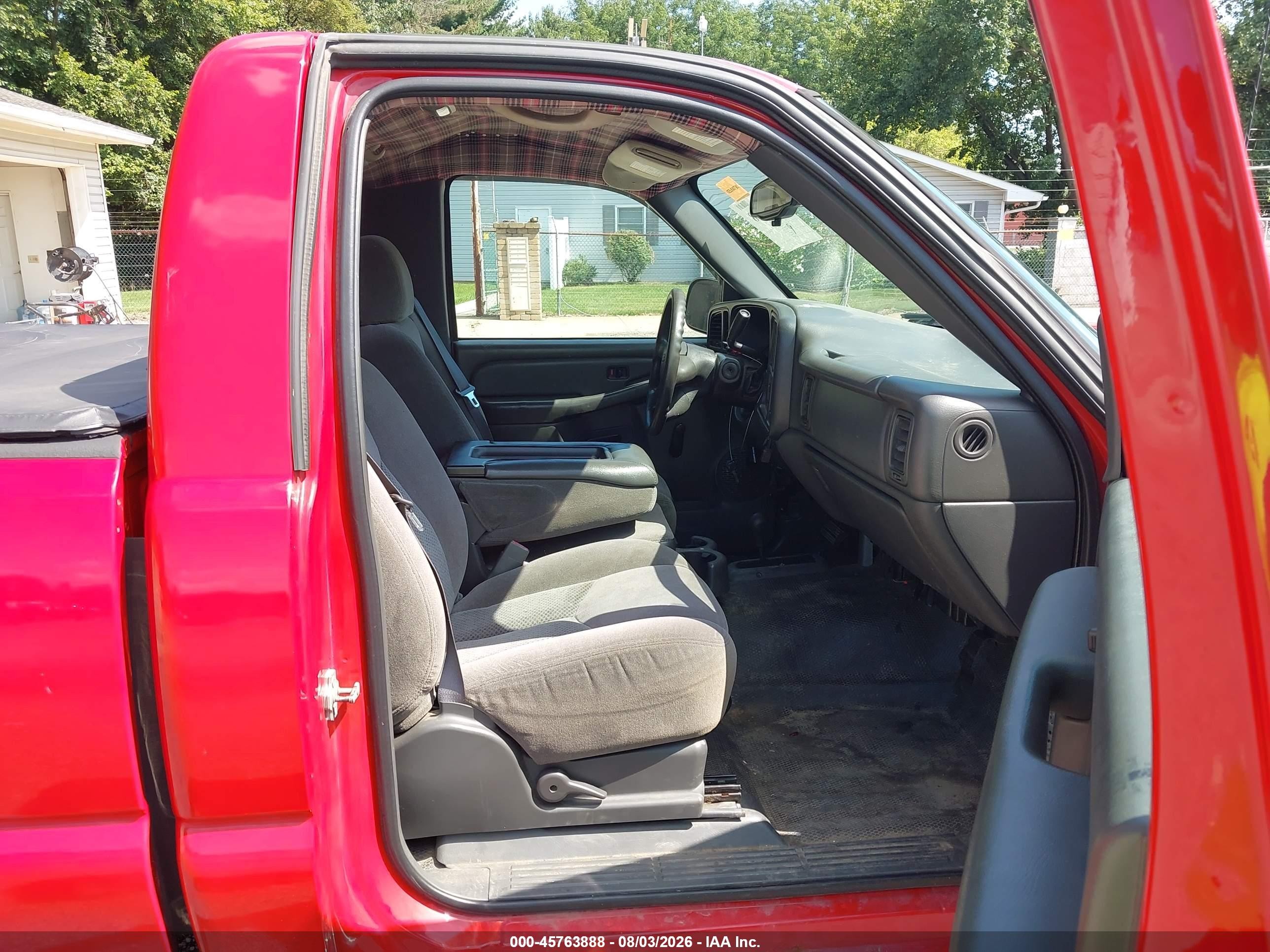 2007 Chevrolet Silverado 1500 Classic Work Truck Red vin: 3GCEK14X17G214188