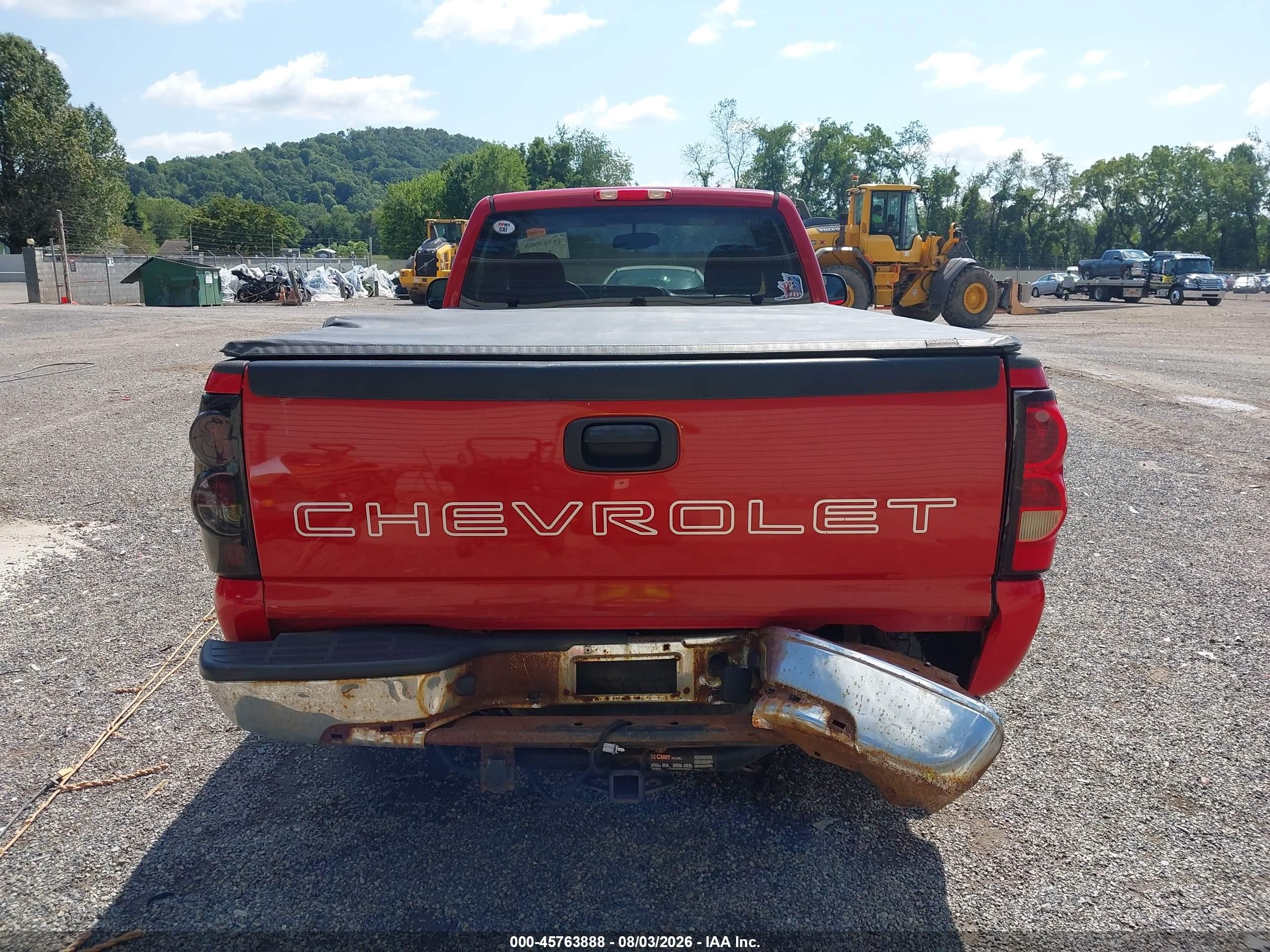 2007 Chevrolet Silverado 1500 Classic Work Truck Red vin: 3GCEK14X17G214188
