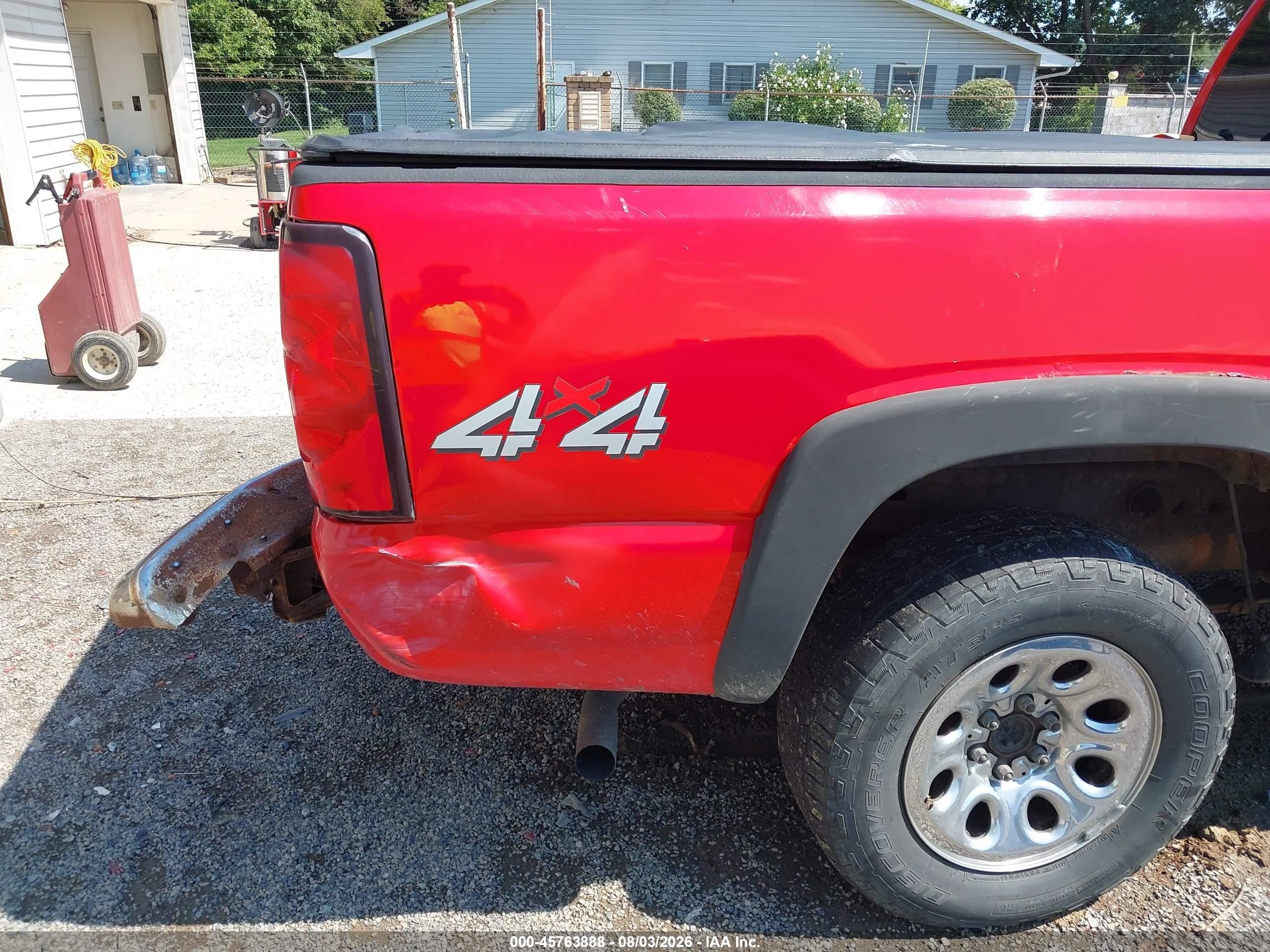 2007 Chevrolet Silverado 1500 Classic Work Truck Red vin: 3GCEK14X17G214188