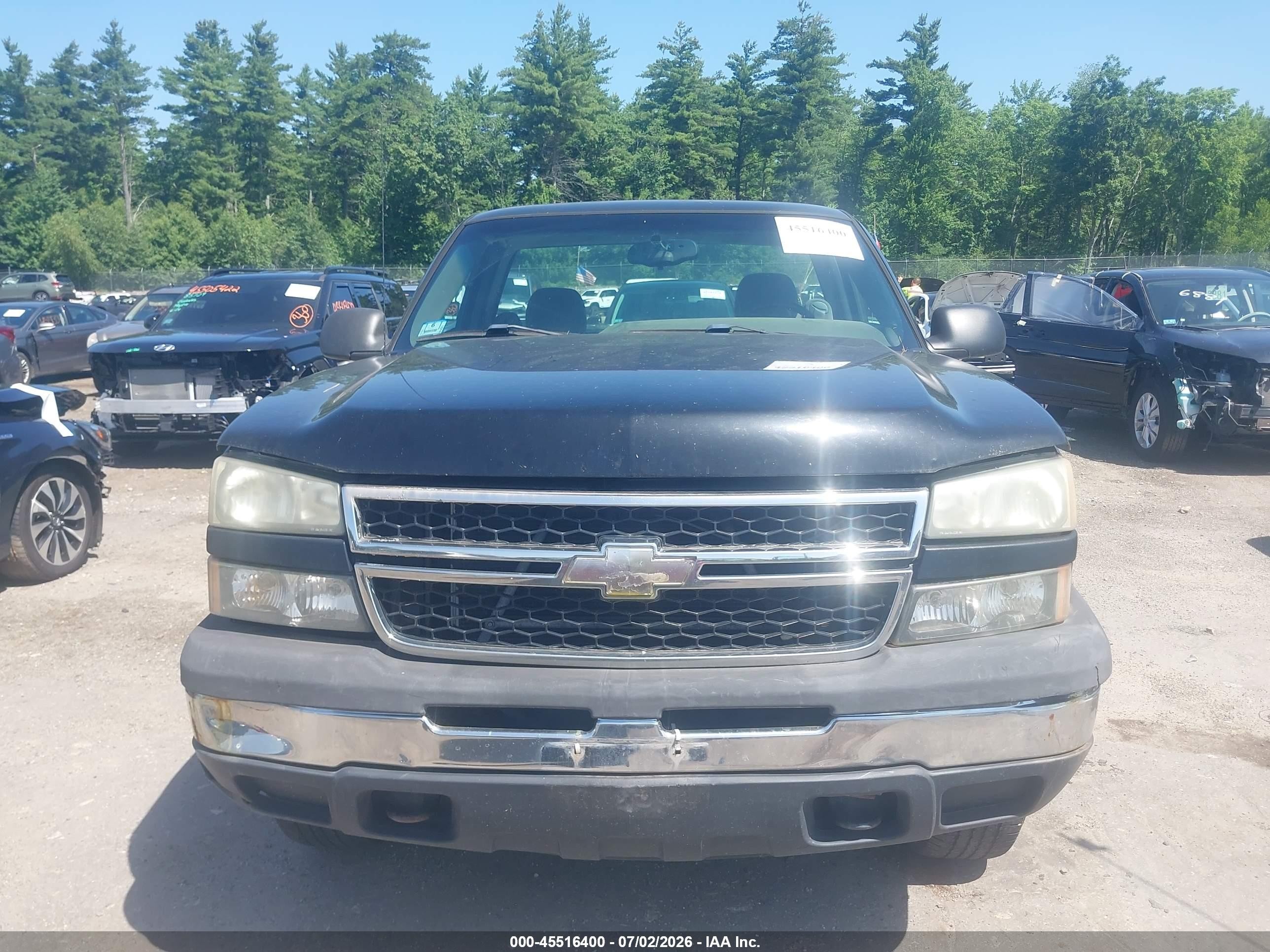 2007 Chevrolet Silverado 1500 Classic Work Truck Black vin: 3GCEK14X47G249789