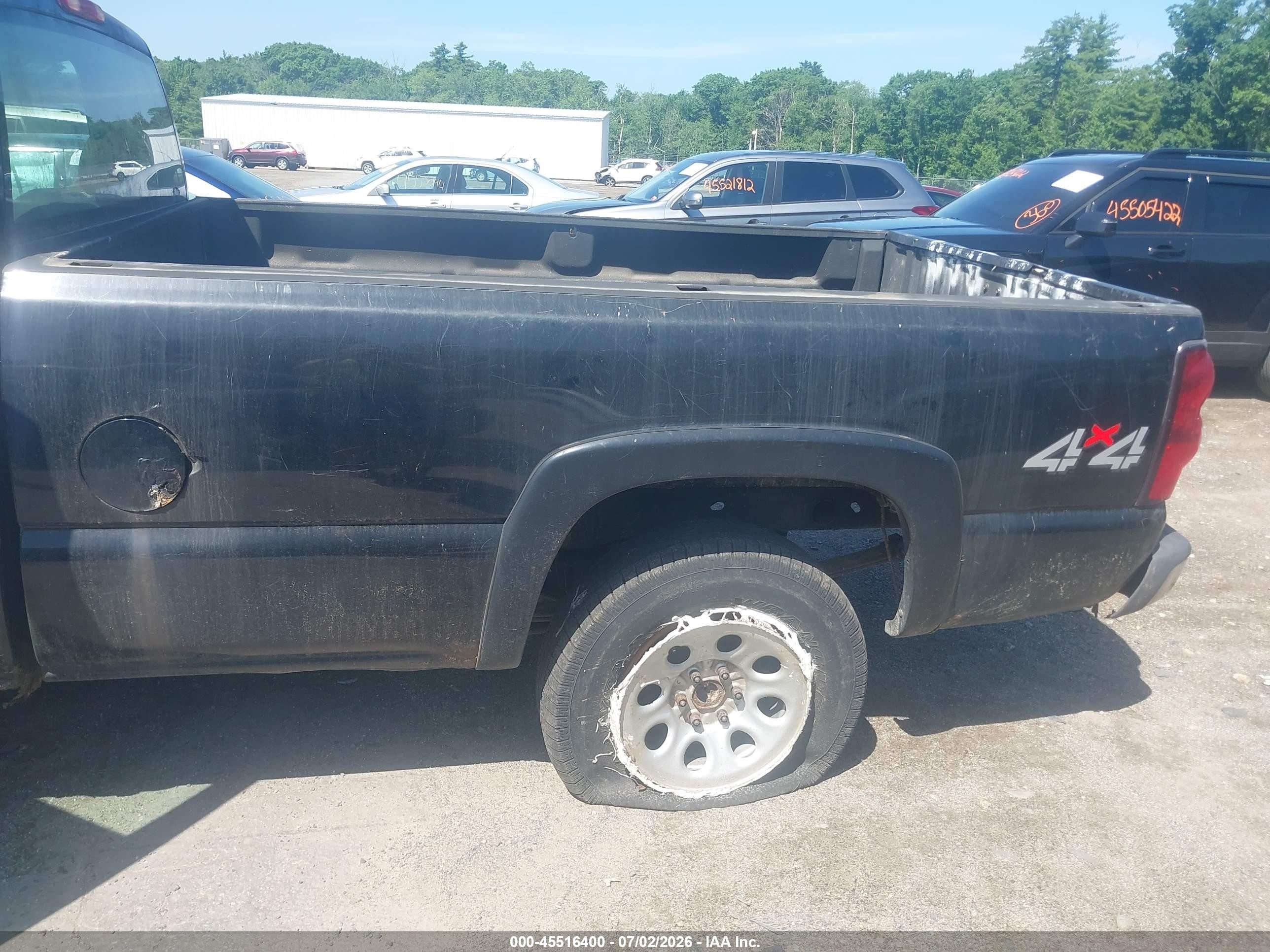 2007 Chevrolet Silverado 1500 Classic Work Truck Black vin: 3GCEK14X47G249789