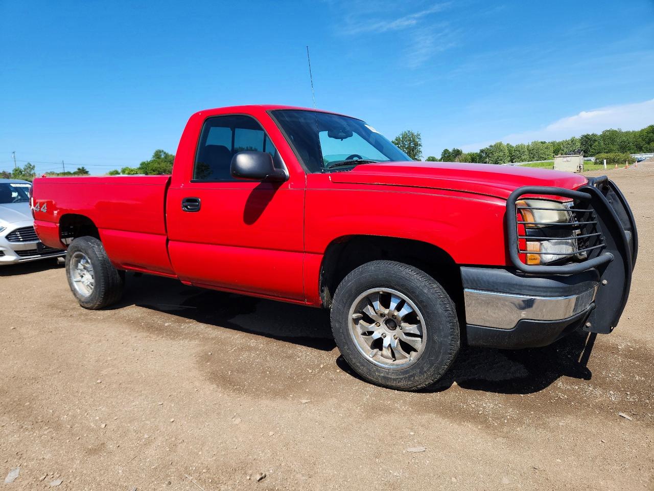 2006 Chevrolet Silverado K1500 Red vin: 3GCEK14X96G234168