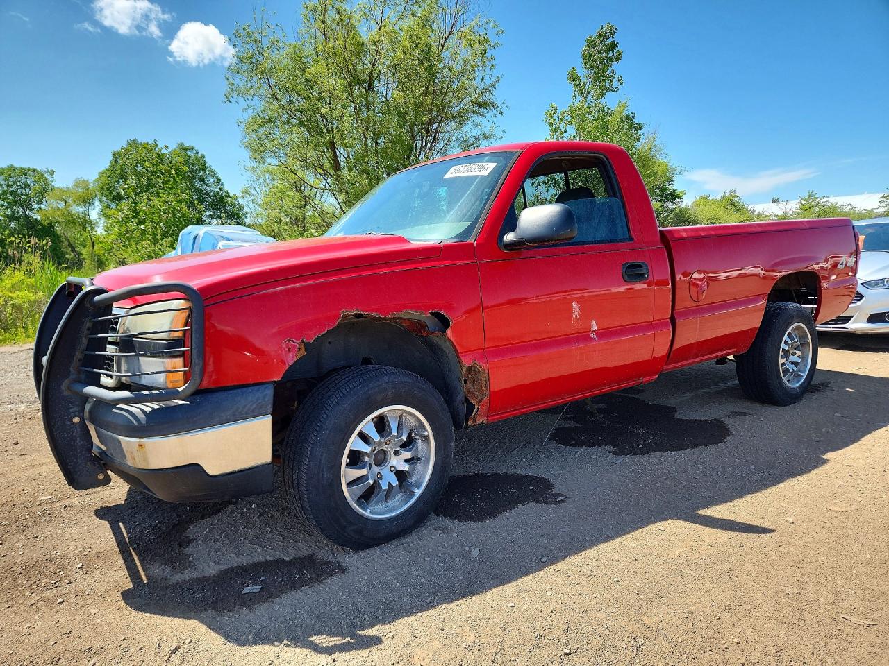 2006 Chevrolet Silverado K1500 Red vin: 3GCEK14X96G234168