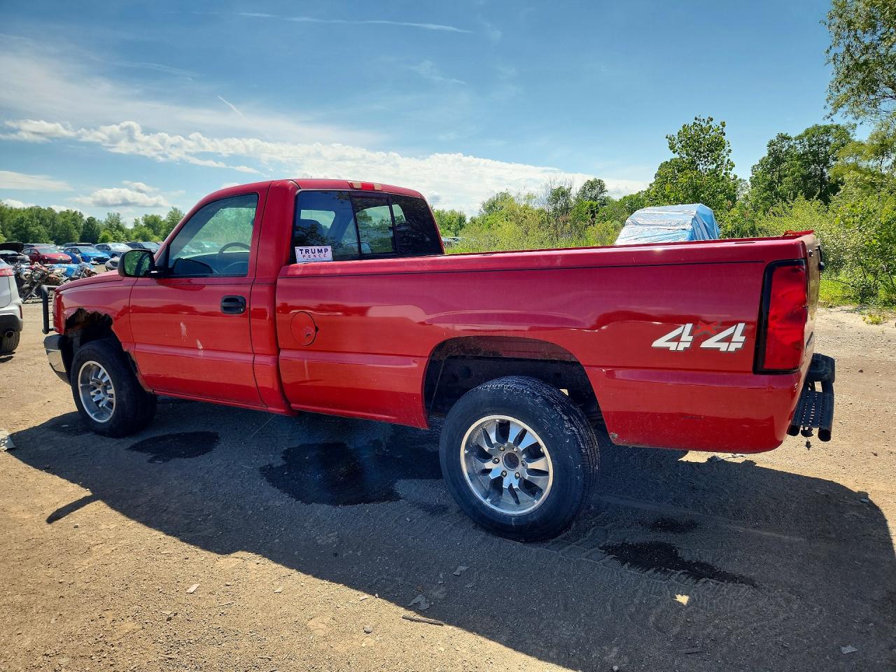 2006 Chevrolet Silverado K1500 Red vin: 3GCEK14X96G234168
