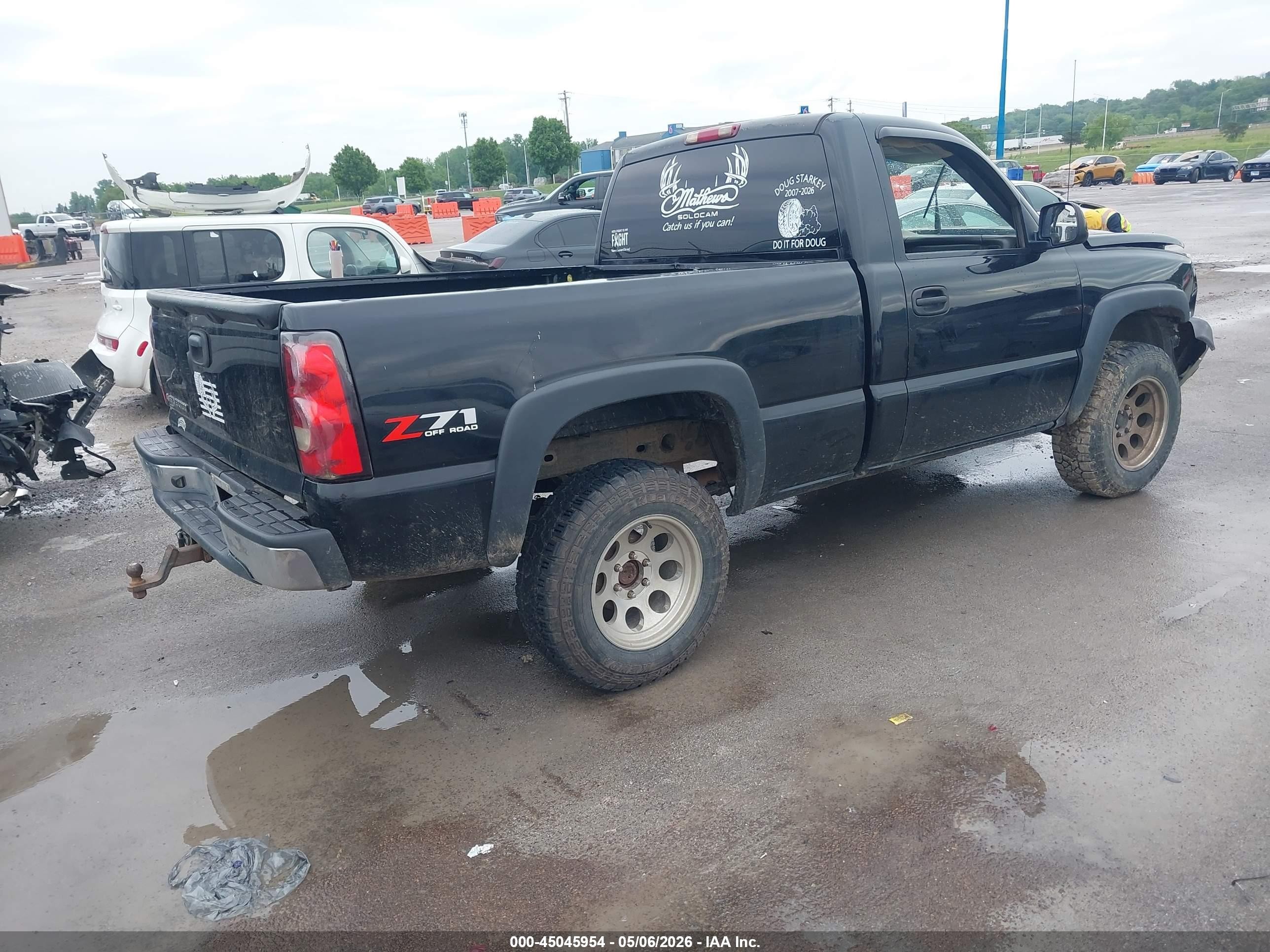 2006 Chevrolet Silverado 1500 Lt1 Black vin: 3GCEK14Z26G236068