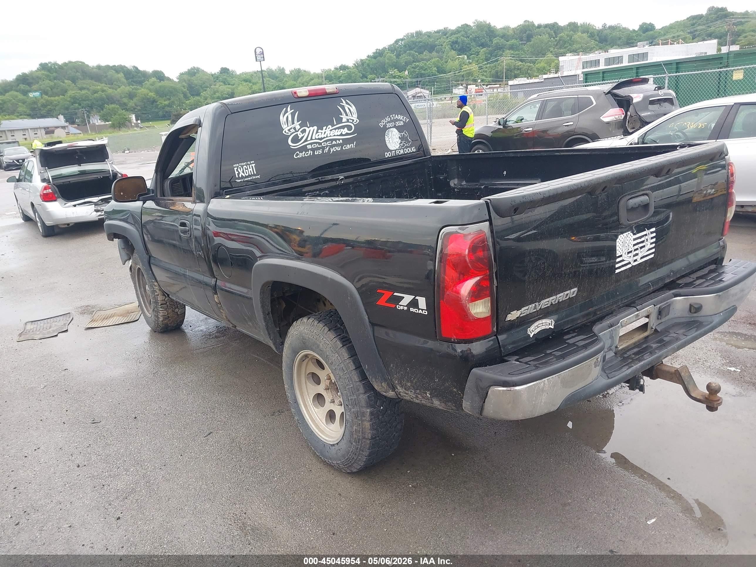 2006 Chevrolet Silverado 1500 Lt1 Black vin: 3GCEK14Z26G236068