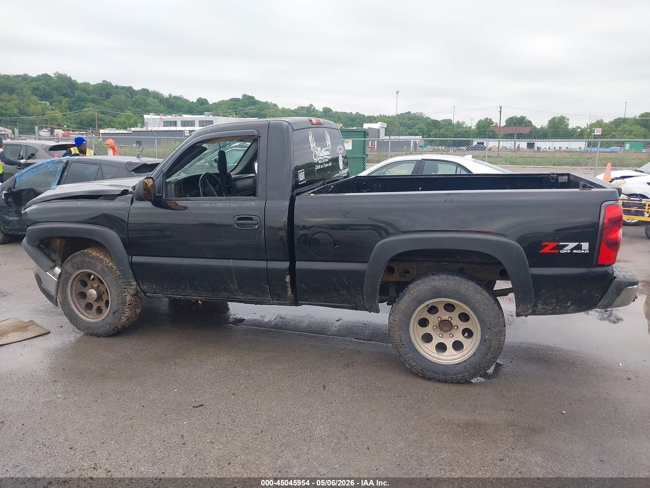 2006 Chevrolet Silverado 1500 Lt1 Black vin: 3GCEK14Z26G236068