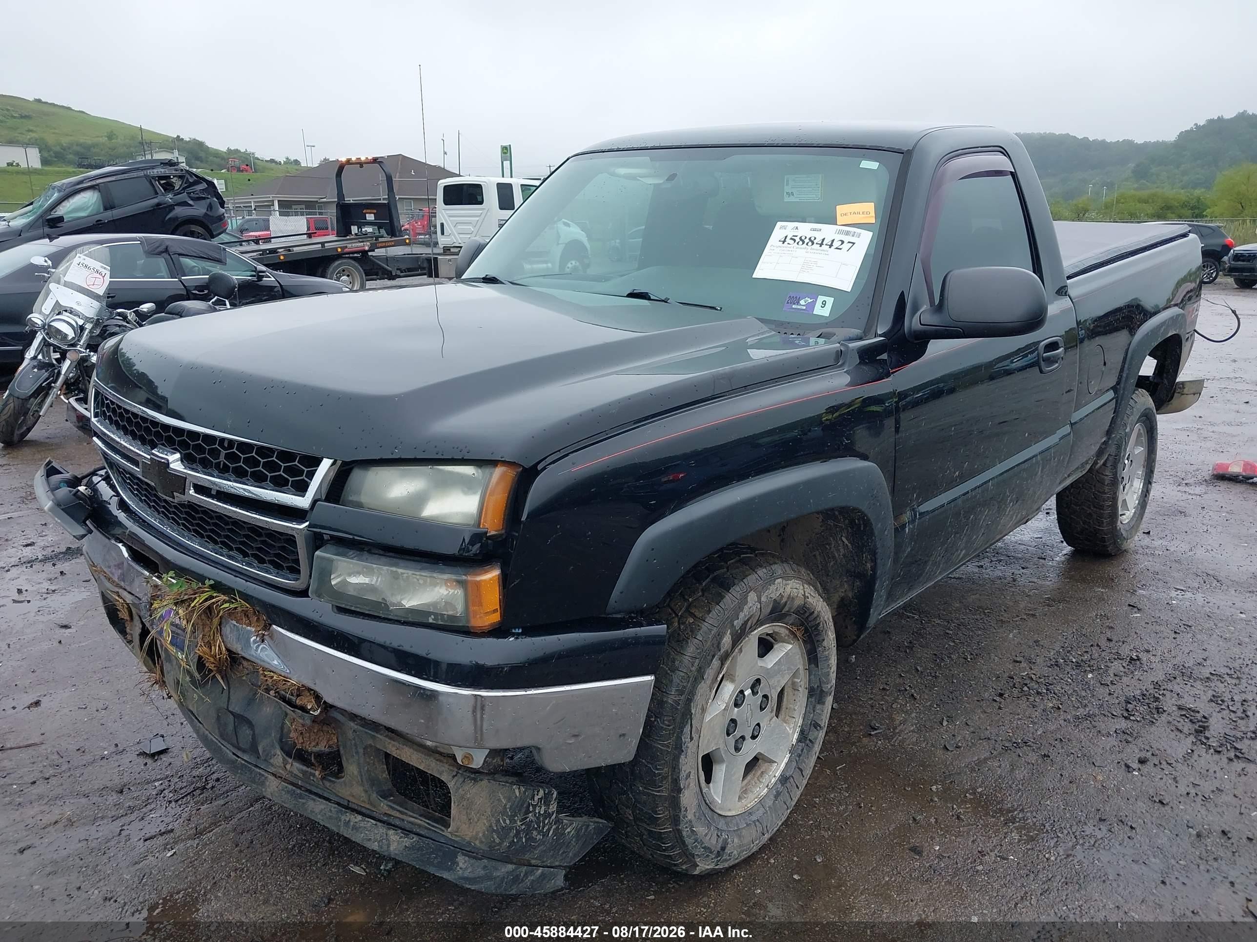 2006 Chevrolet Silverado 1500 Lt1 Black vin: 3GCEK14Z96G185474