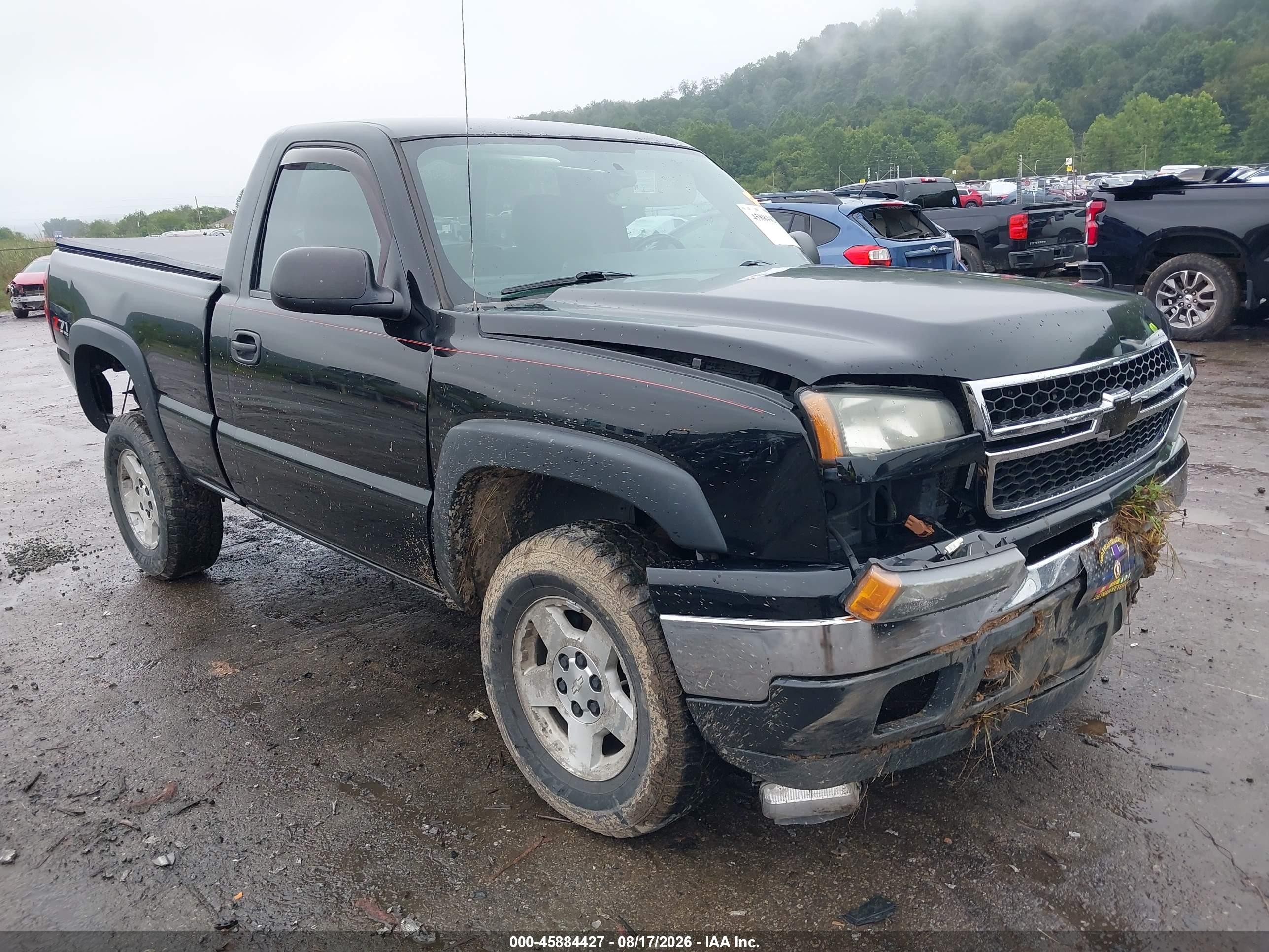 2006 Chevrolet Silverado 1500 Lt1 Black vin: 3GCEK14Z96G185474