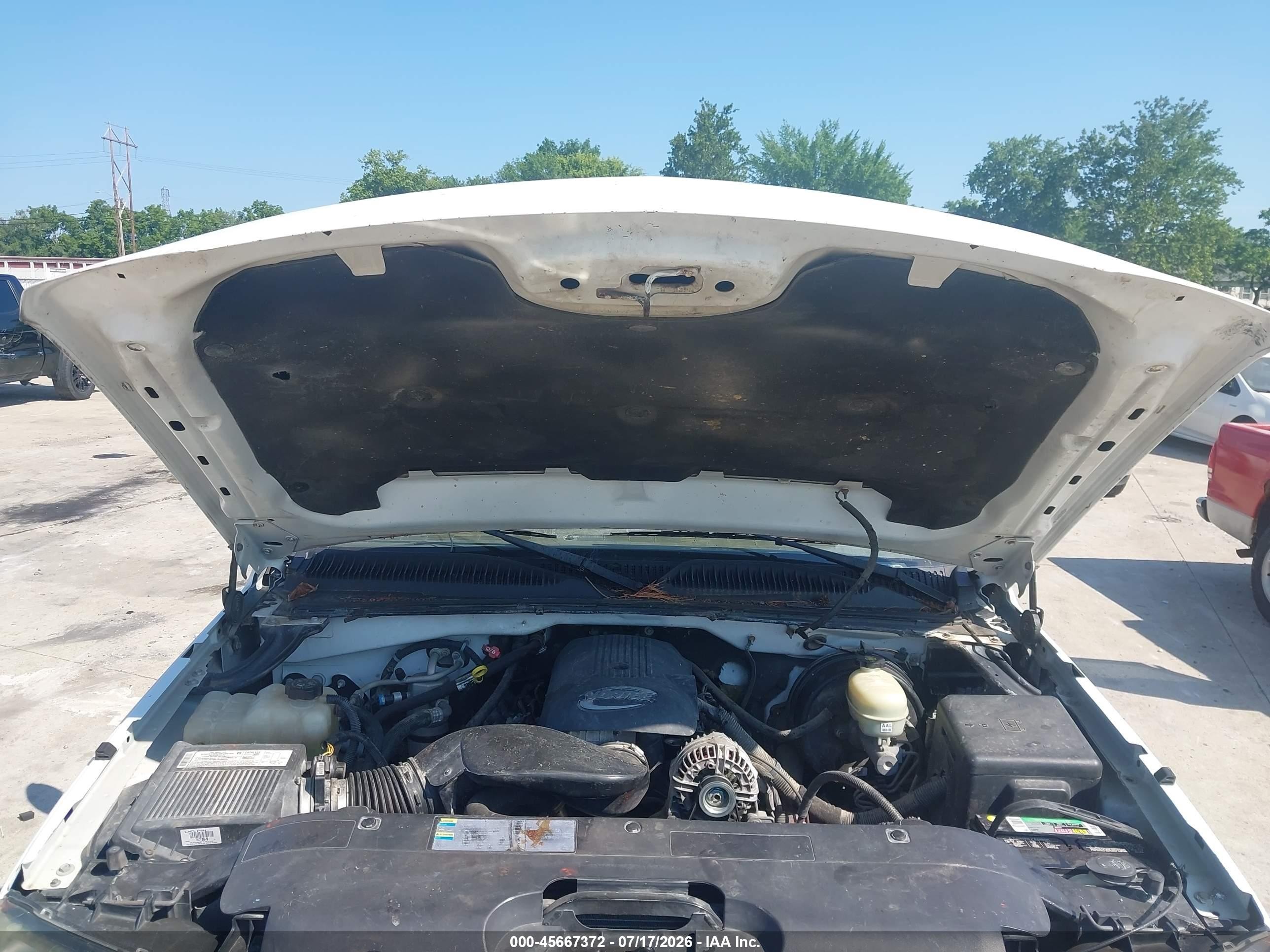 2006 Chevrolet Silverado 1500 Work Truck White vin: 3GCEK14Z96G198337