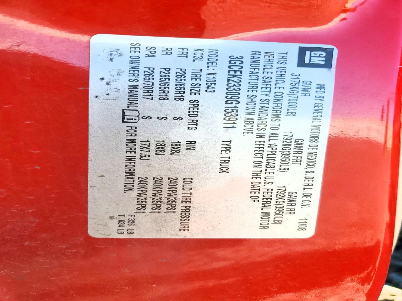 2009 Chevrolet Silverado K1500 Lt Red vin: 3GCEK23309G153911