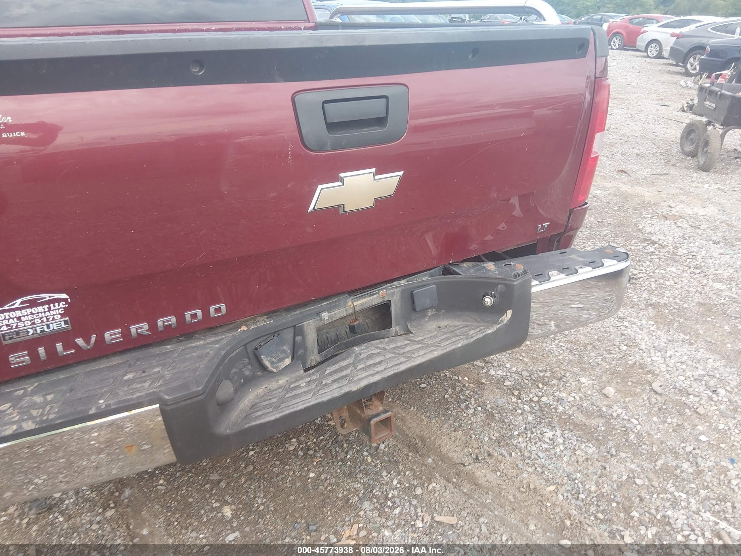 2009 Chevrolet Silverado 1500 Lt Red vin: 3GCEK23309G157375