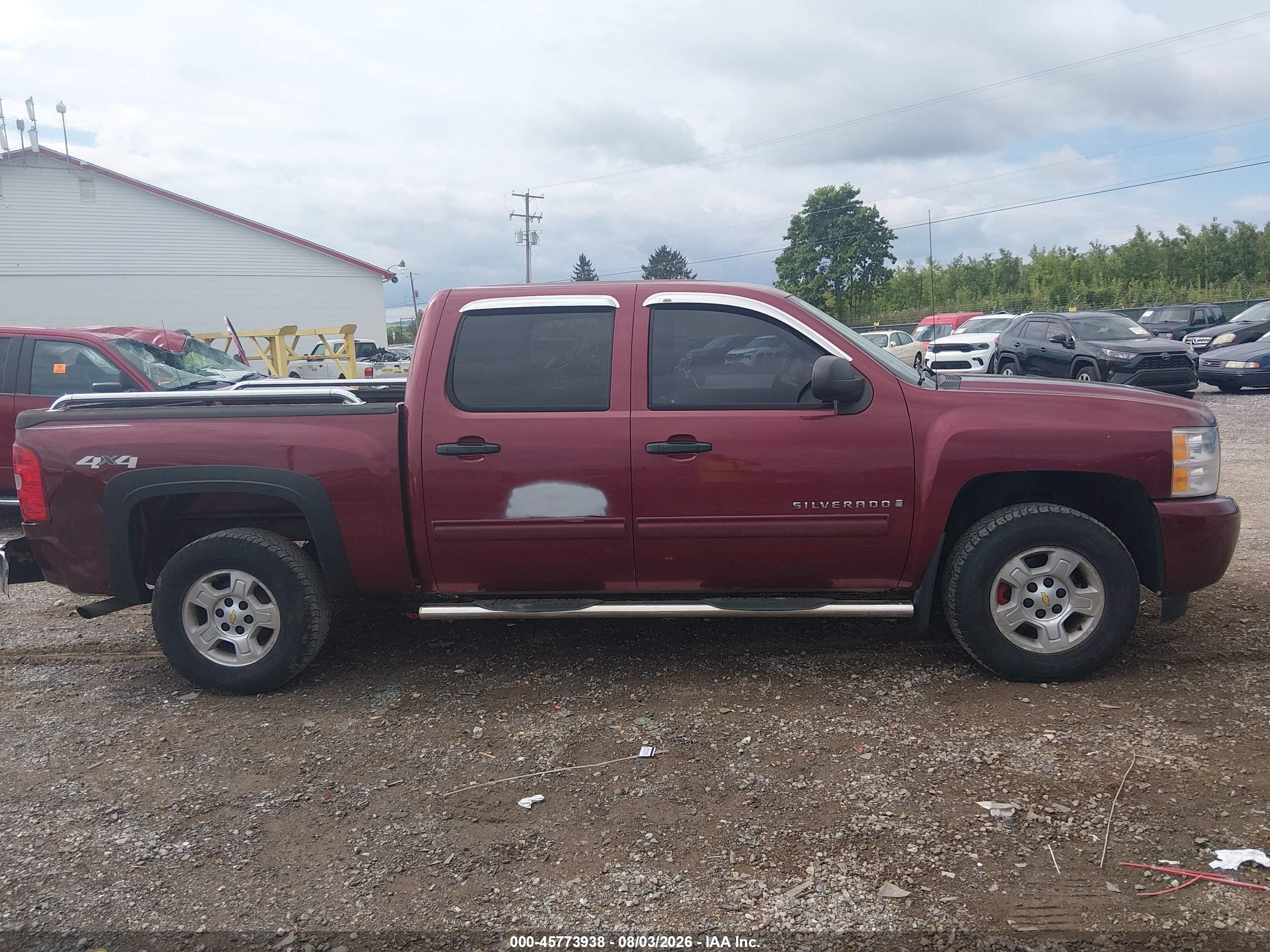 2009 Chevrolet Silverado 1500 Lt Red vin: 3GCEK23309G157375