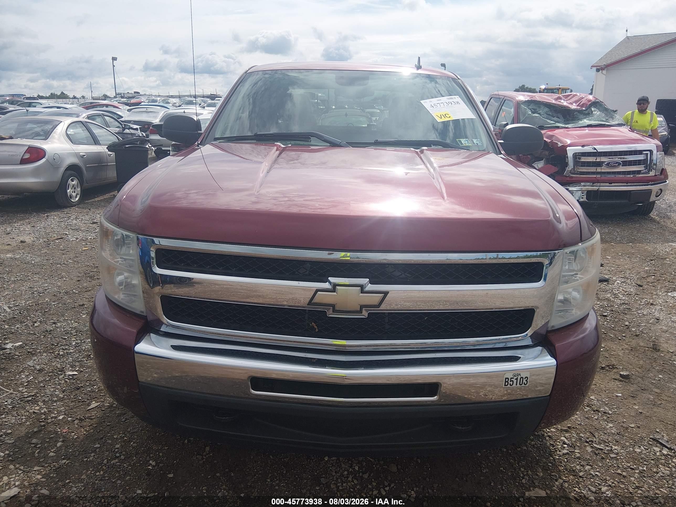 2009 Chevrolet Silverado 1500 Lt Red vin: 3GCEK23309G157375