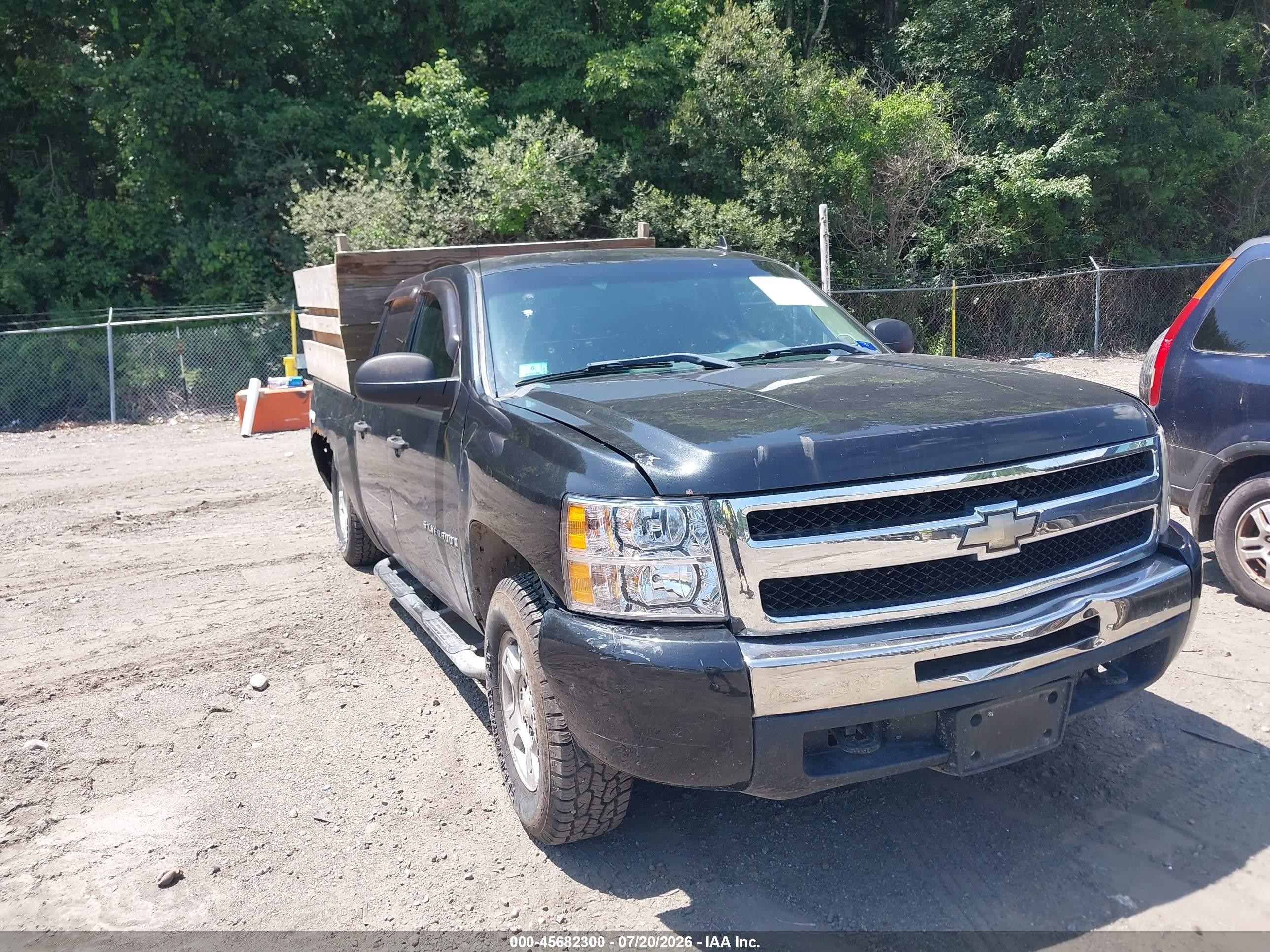 2009 Chevrolet Silverado 1500 Lt Black vin: 3GCEK23309G228025