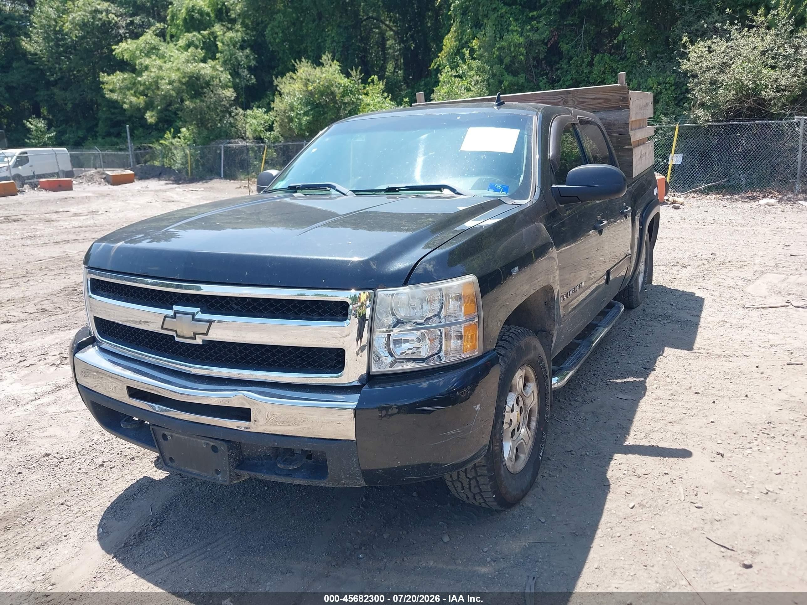 2009 Chevrolet Silverado 1500 Lt Black vin: 3GCEK23309G228025