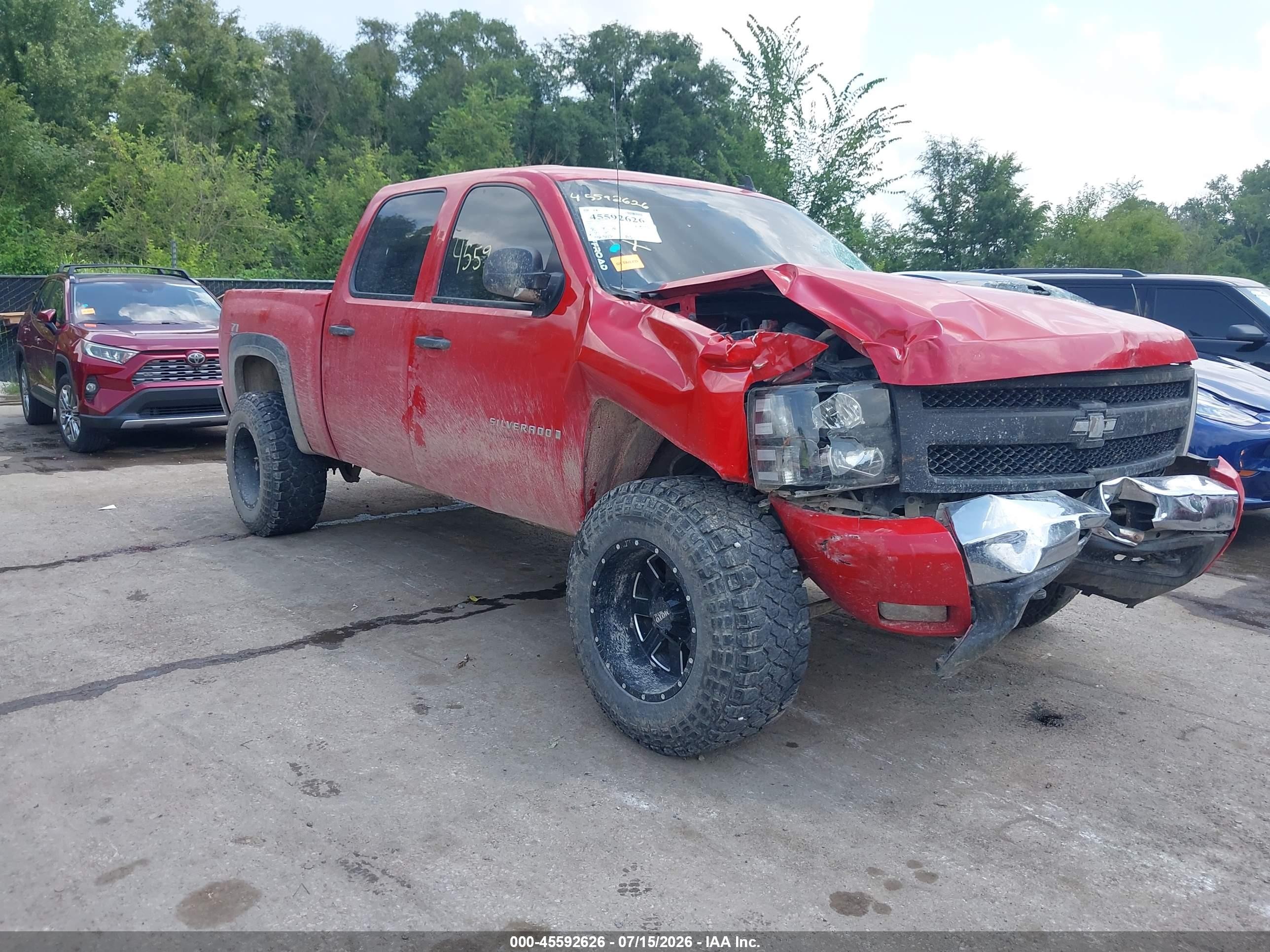 2009 Chevrolet Silverado 1500 Lt Красный vin: 3GCEK23319G138334