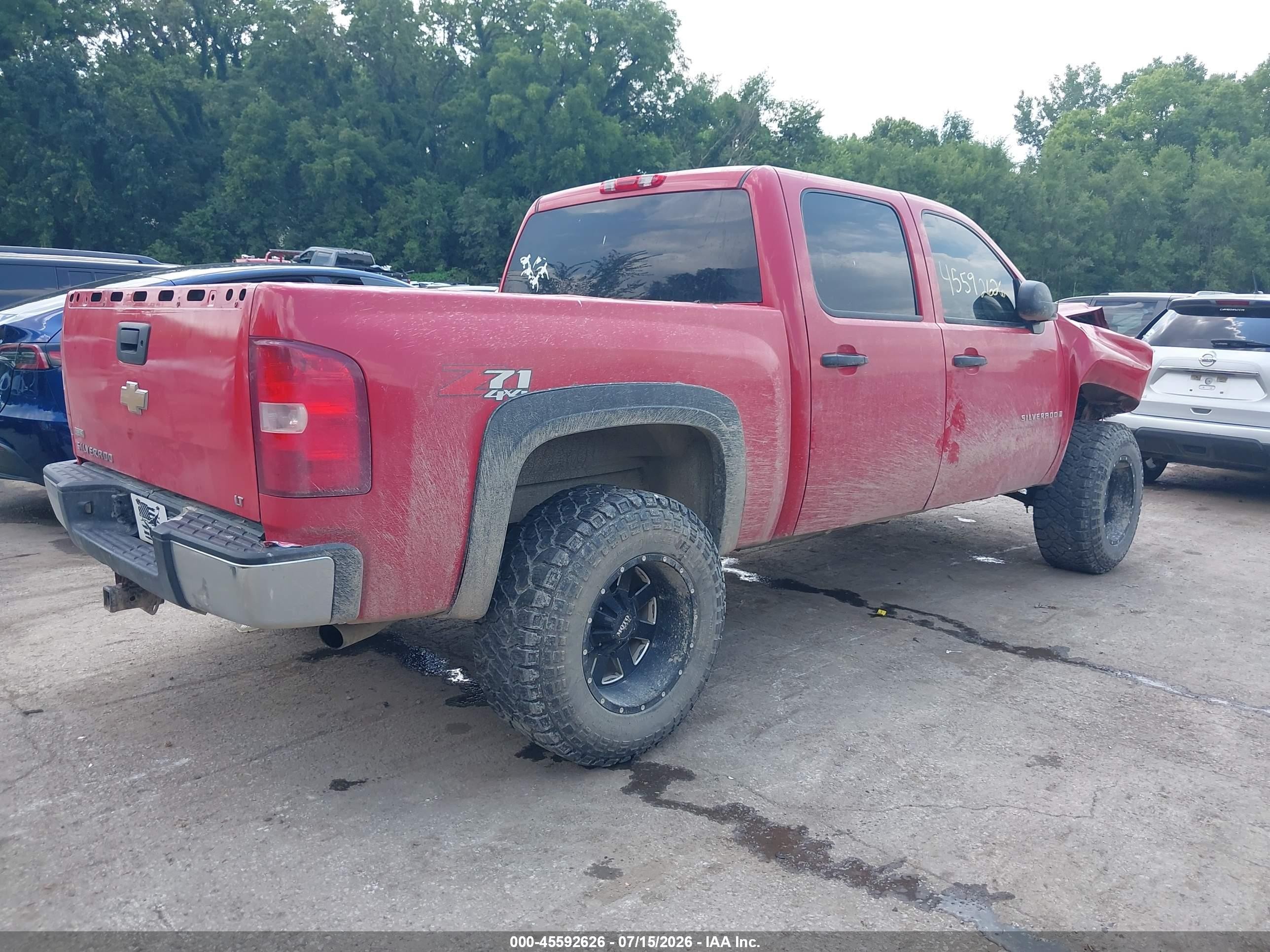 2009 Chevrolet Silverado 1500 Lt Красный vin: 3GCEK23319G138334
