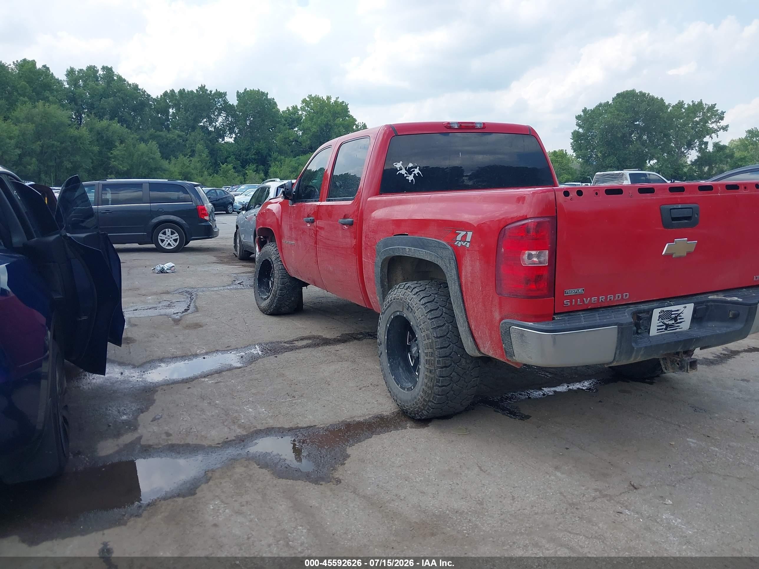 2009 Chevrolet Silverado 1500 Lt Красный vin: 3GCEK23319G138334