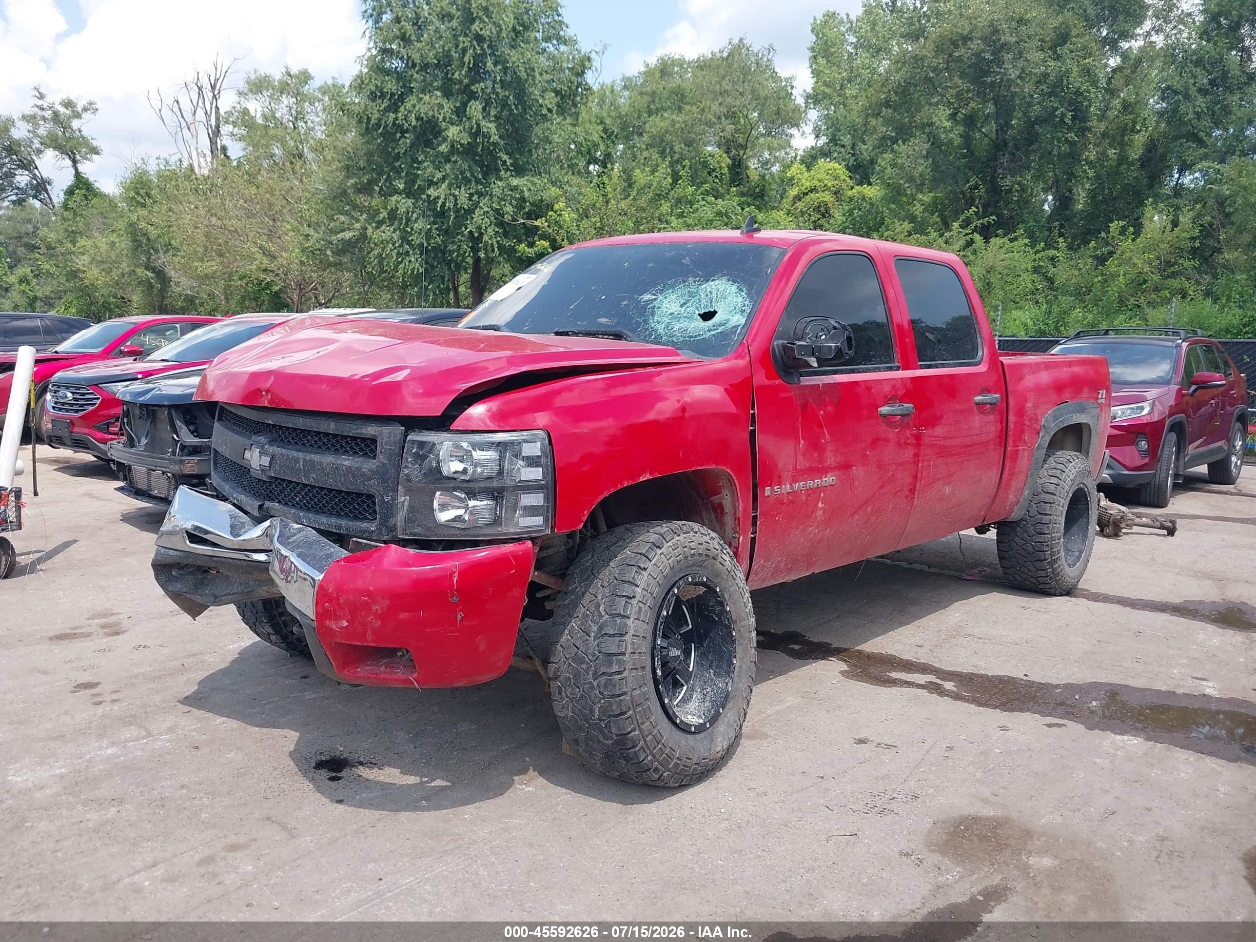 2009 Chevrolet Silverado 1500 Lt Красный vin: 3GCEK23319G138334
