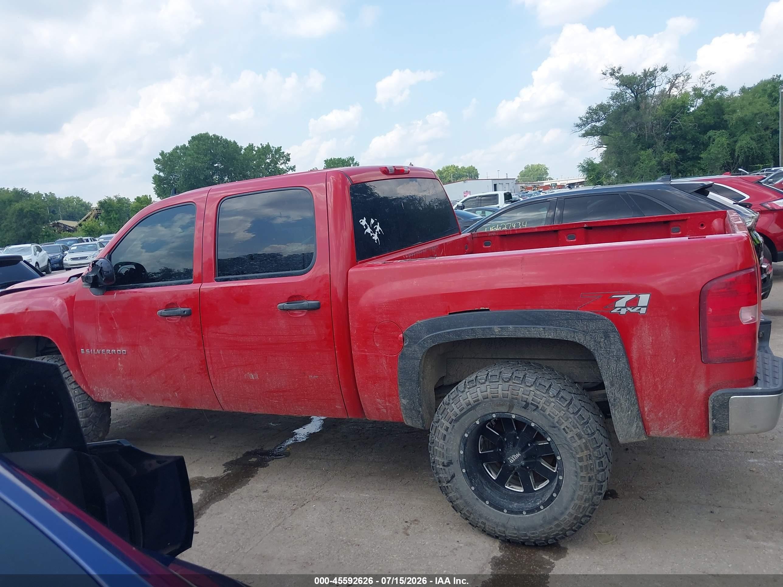 2009 Chevrolet Silverado 1500 Lt Красный vin: 3GCEK23319G138334