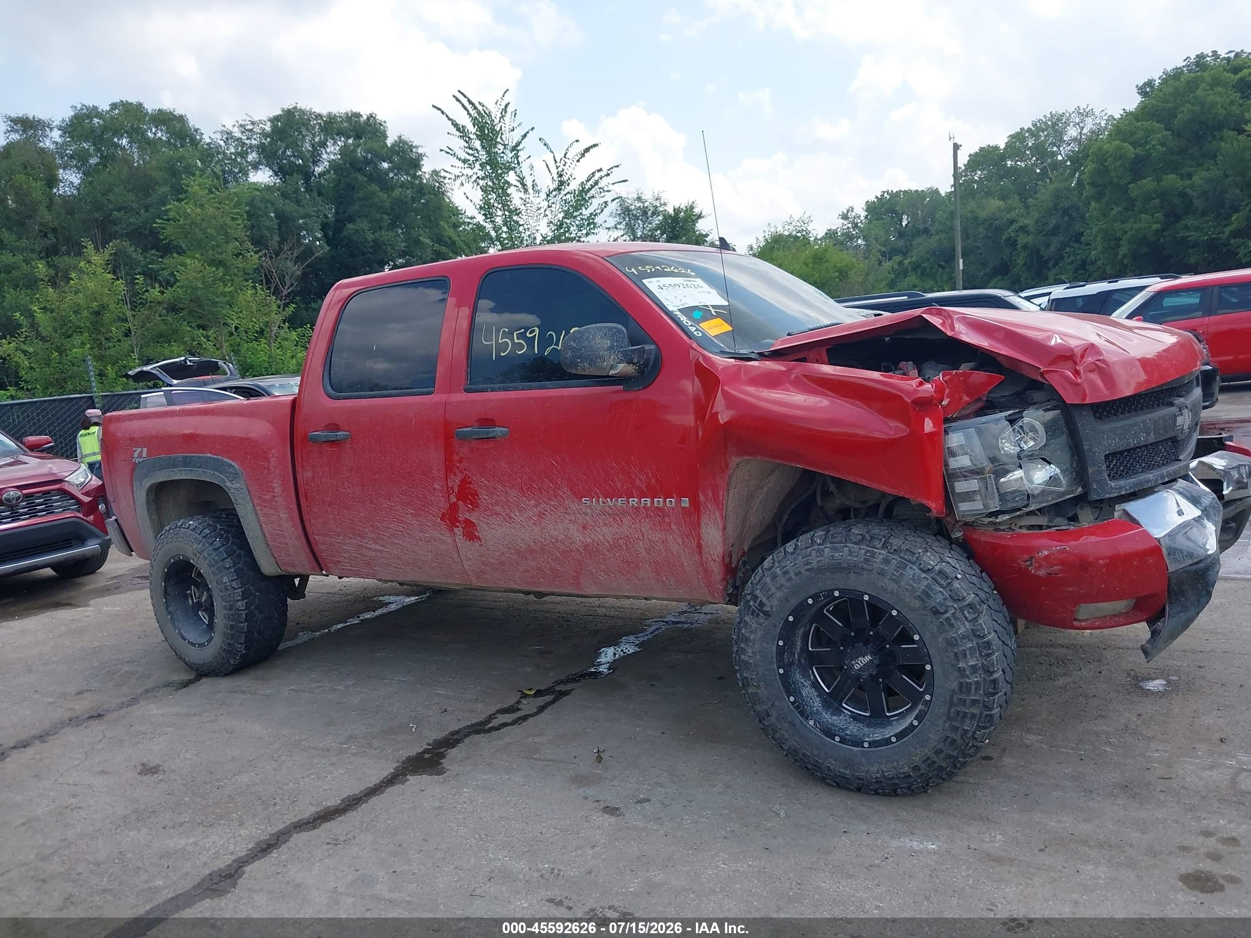 2009 Chevrolet Silverado 1500 Lt Красный vin: 3GCEK23319G138334