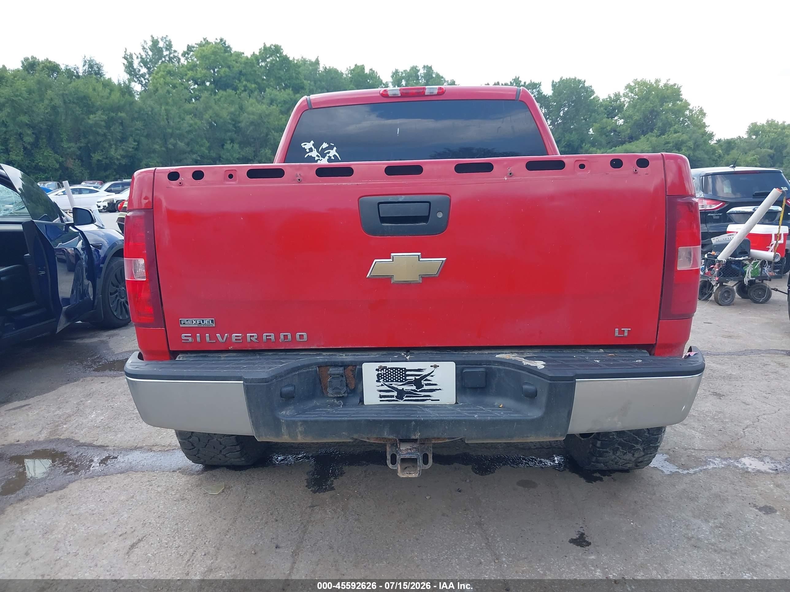 2009 Chevrolet Silverado 1500 Lt Красный vin: 3GCEK23319G138334