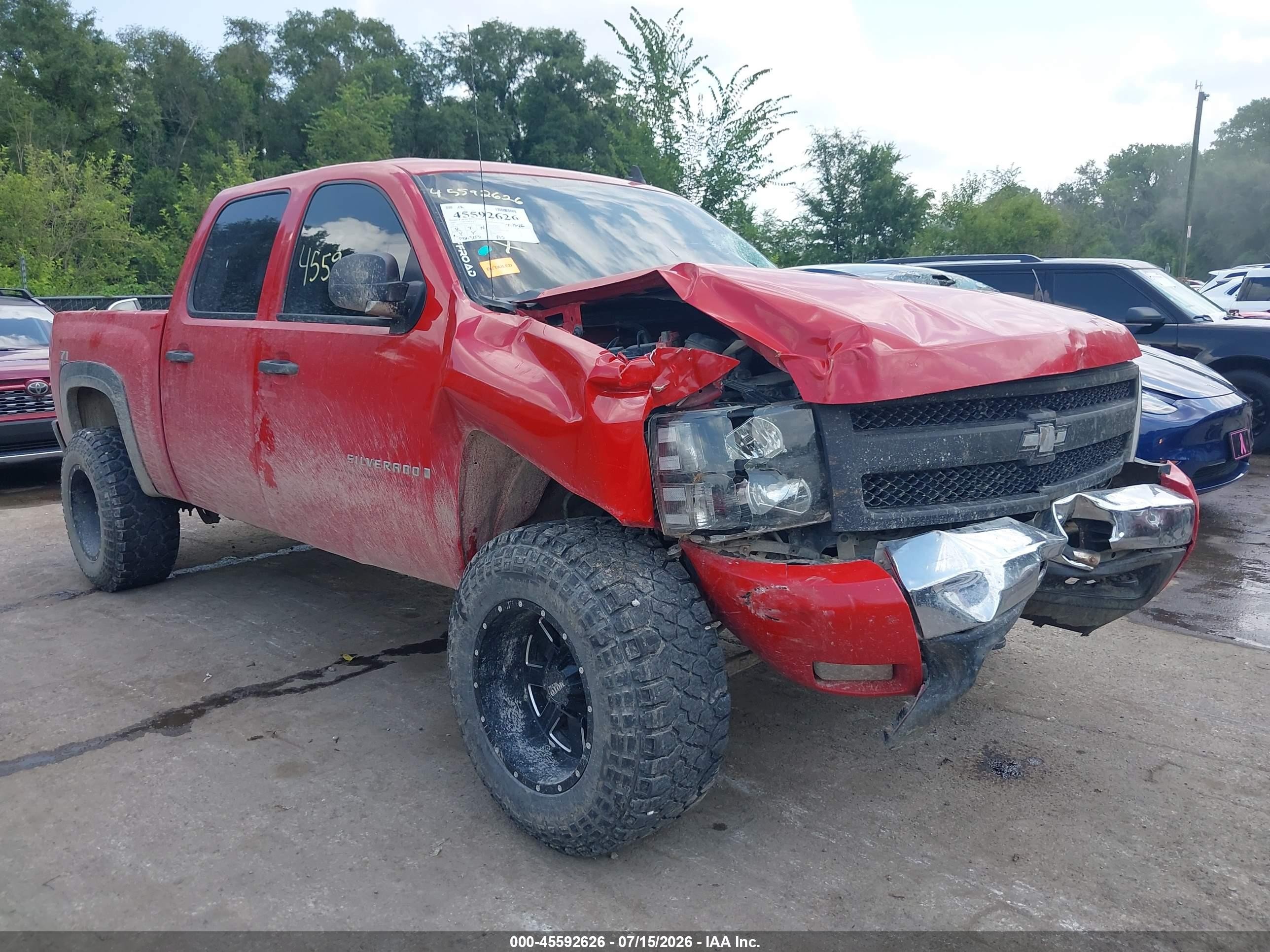 2009 Chevrolet Silverado 1500 Lt Красный vin: 3GCEK23319G138334