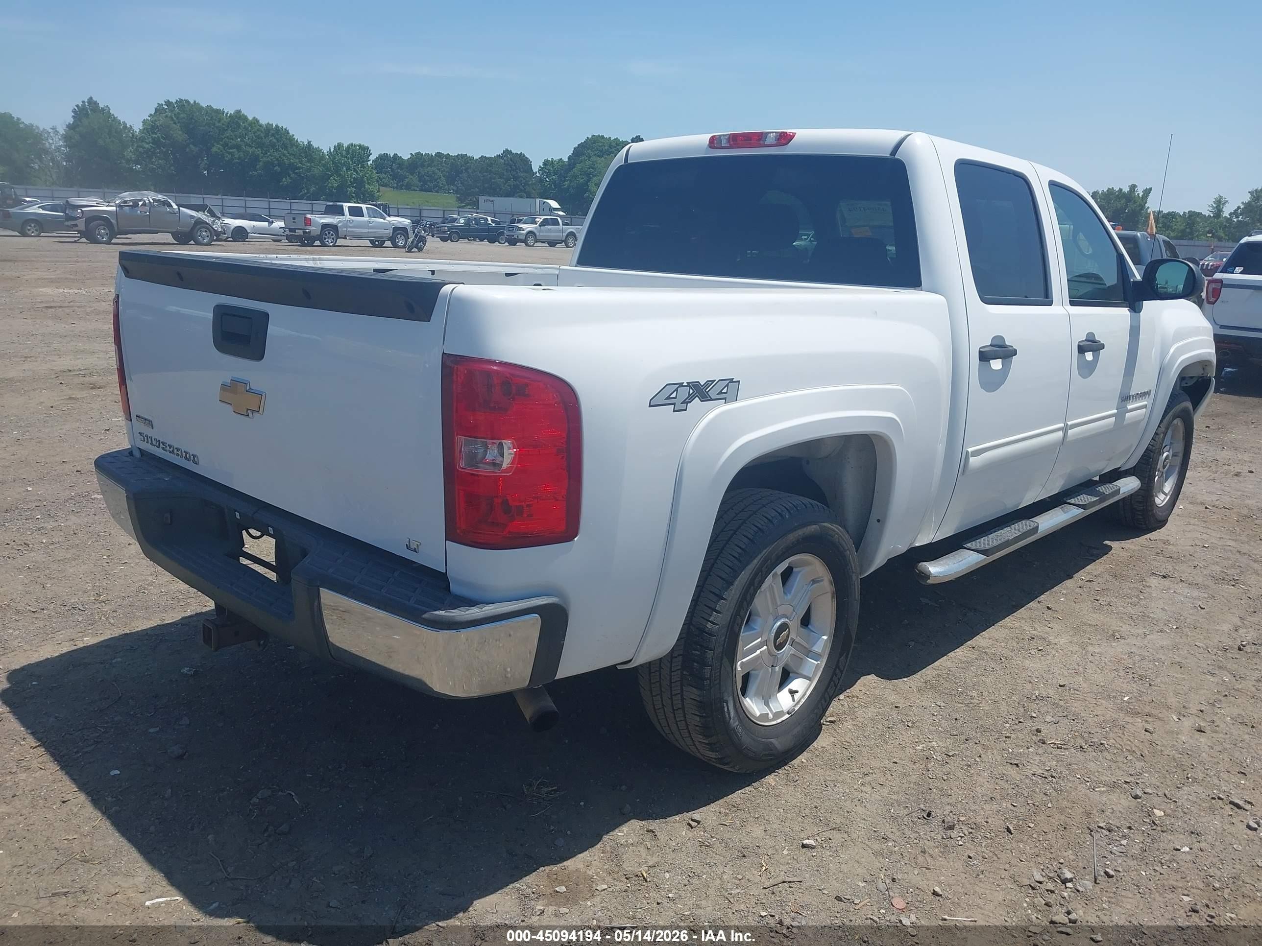 2009 Chevrolet Silverado 1500 Lt White vin: 3GCEK23319G165792