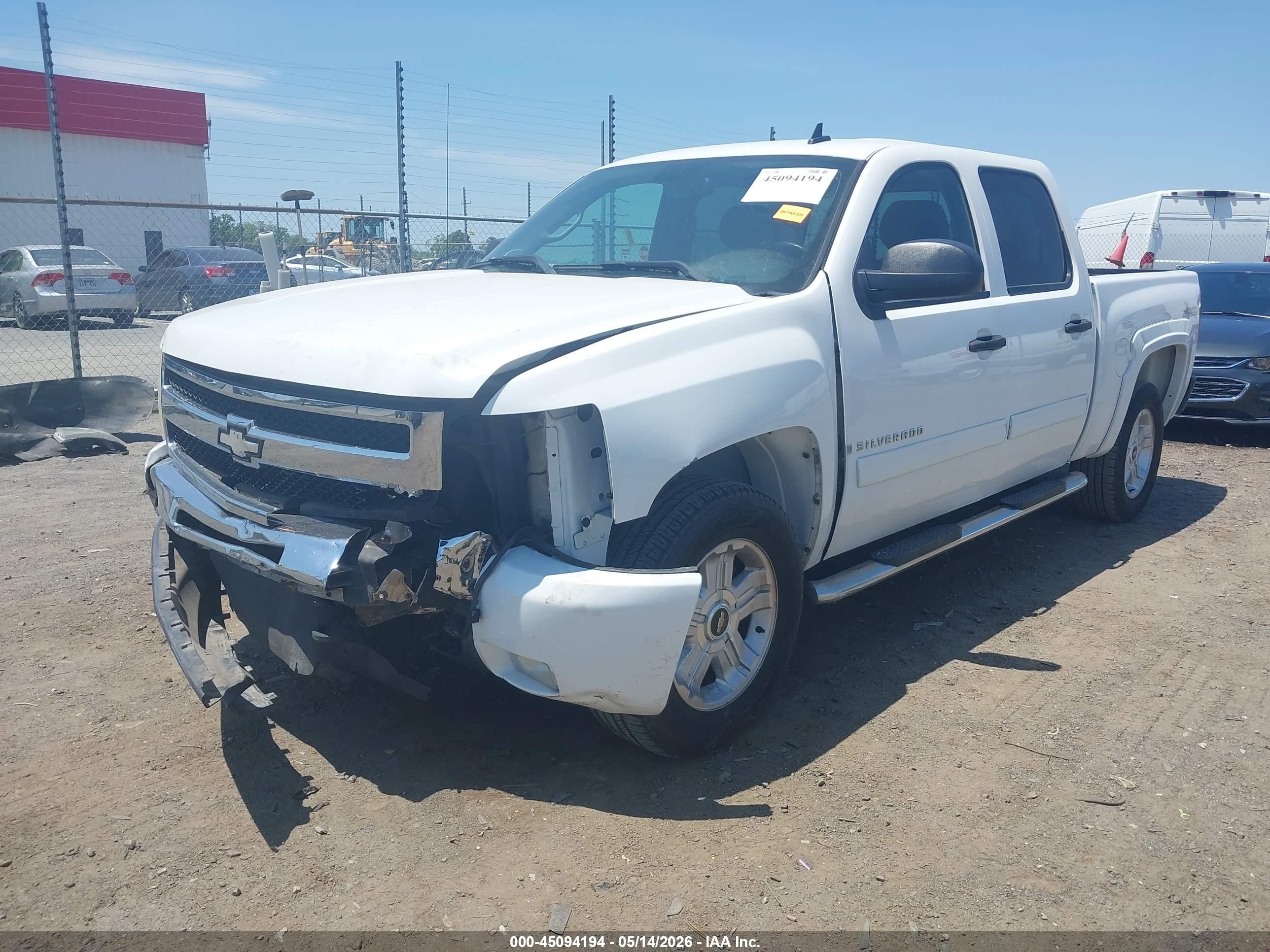 2009 Chevrolet Silverado 1500 Lt White vin: 3GCEK23319G165792