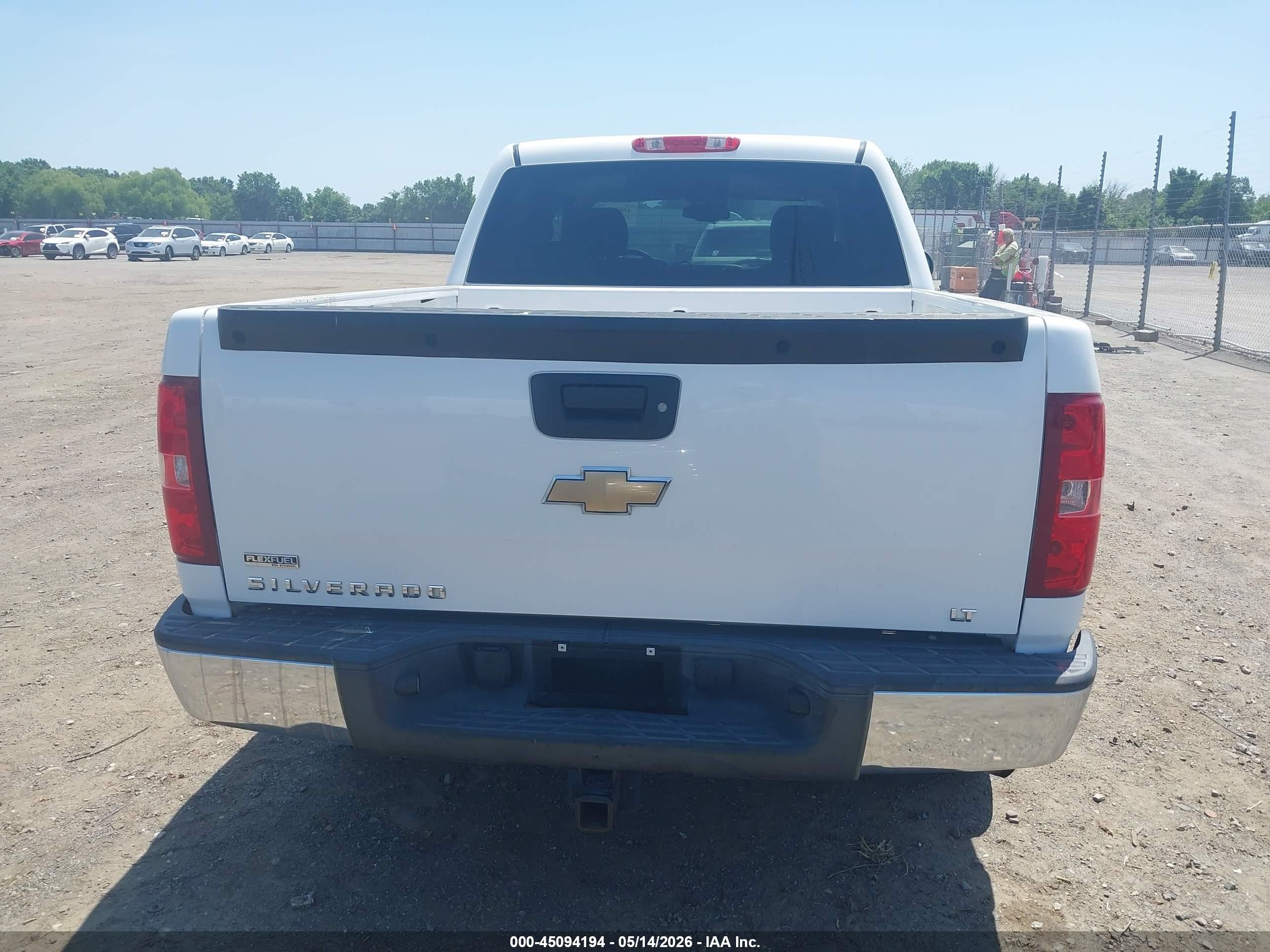 2009 Chevrolet Silverado 1500 Lt White vin: 3GCEK23319G165792