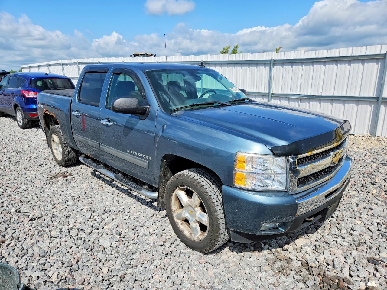 2009 Chevrolet Silverado K1500 Lt Blue vin: 3GCEK23319G172855