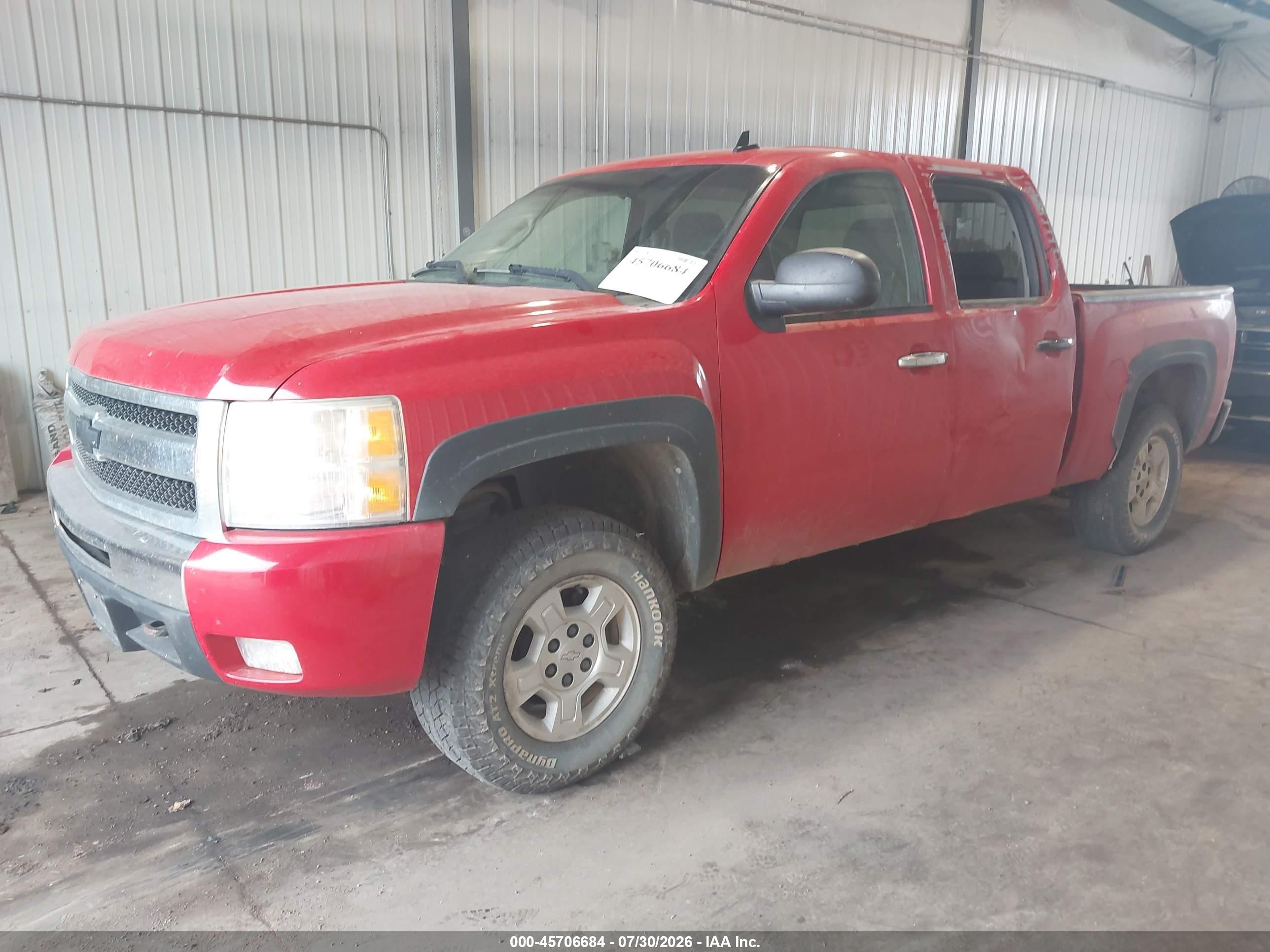 2009 Chevrolet Silverado 1500 Lt Red vin: 3GCEK23319G263916