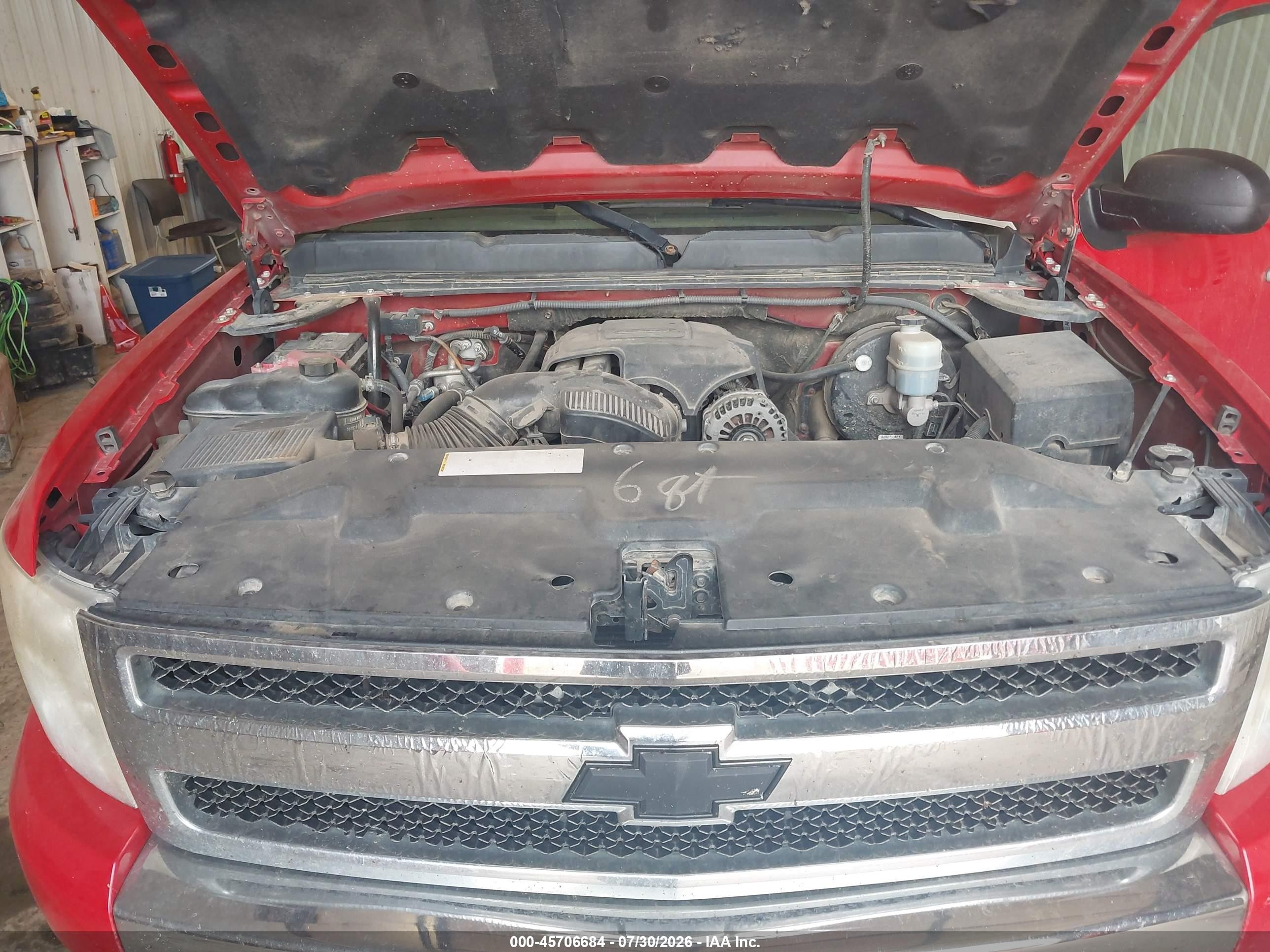 2009 Chevrolet Silverado 1500 Lt Red vin: 3GCEK23319G263916